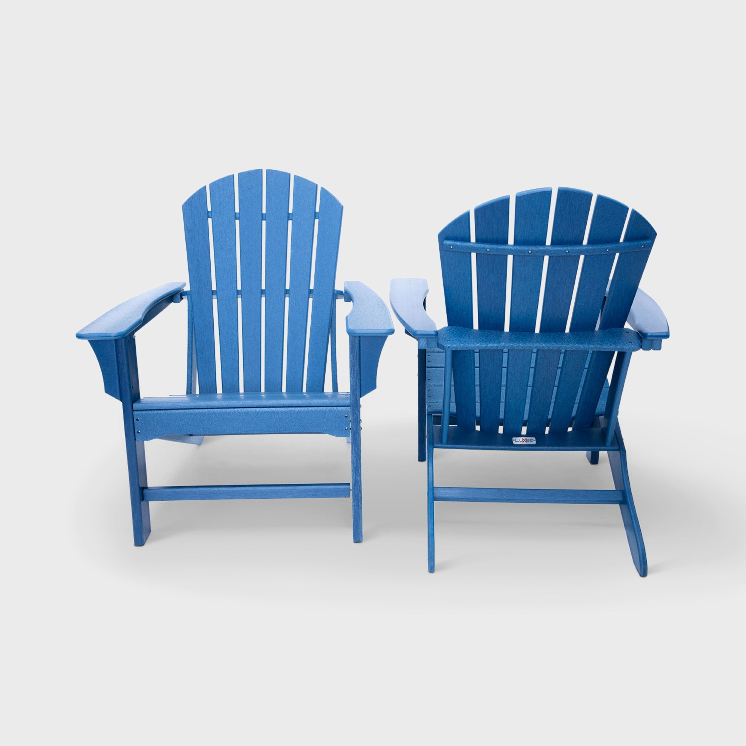 LuXeo Hampton HDPE Recycled Plastic Outdoor Patio Adirondack Chair
