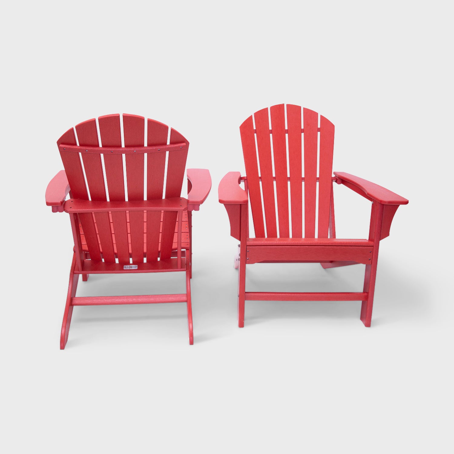 LuXeo Hampton HDPE Recycled Plastic Outdoor Patio Adirondack Chair