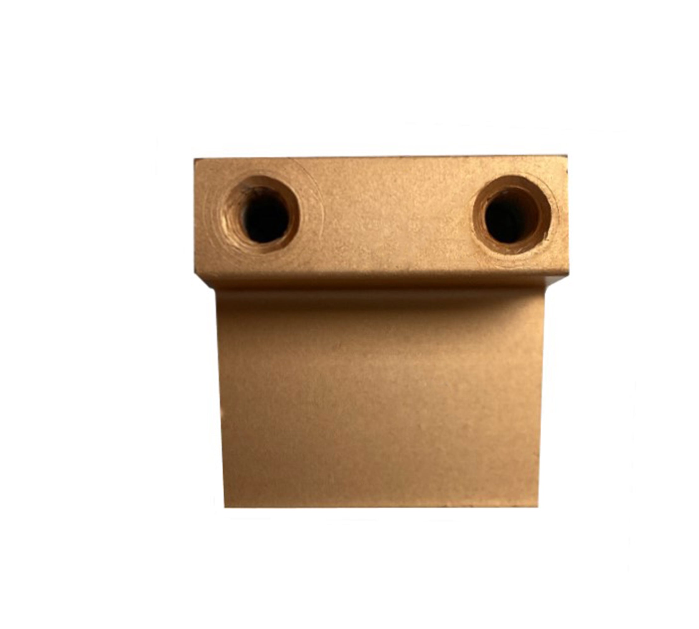 Gold 1" square cabinet pull