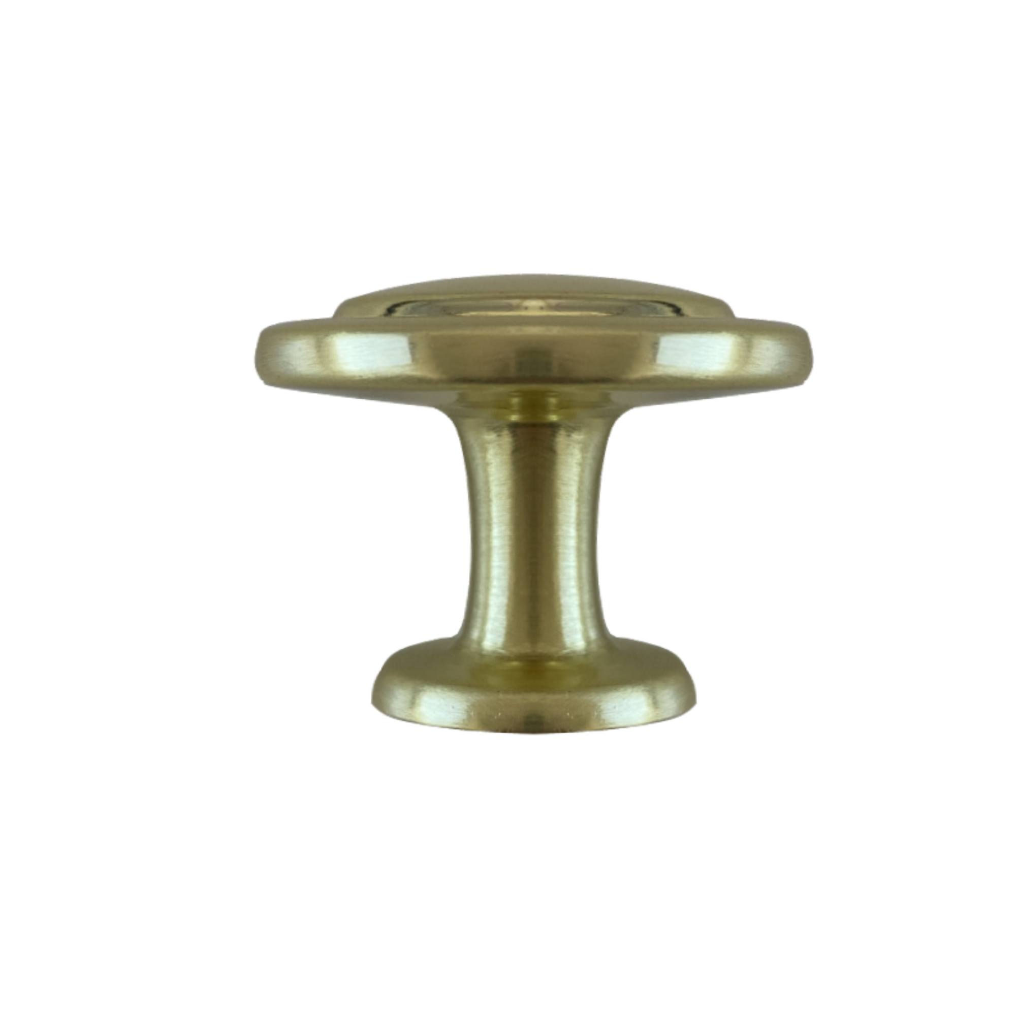 Gold 1-1/4" round cabinet hardware
