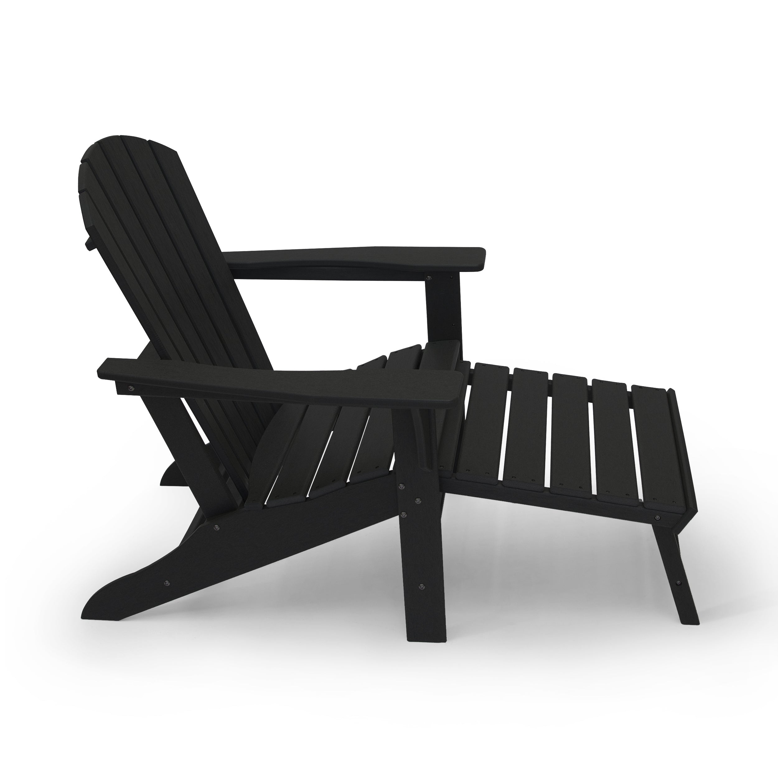 Hampton HDPE Recycled Plastic Outdoor Patio Adirondack Chair