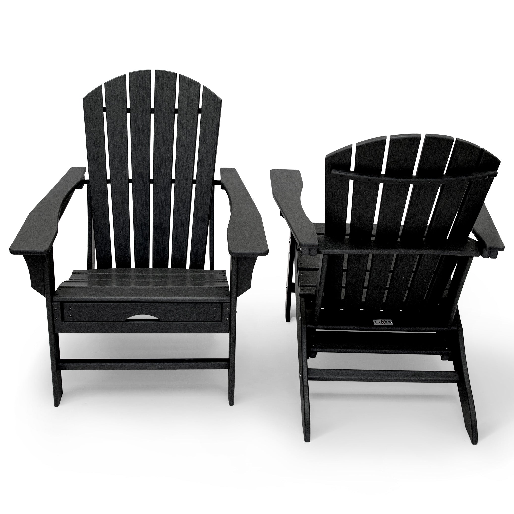 Hampton HDPE Recycled Plastic Outdoor Patio Adirondack Chair