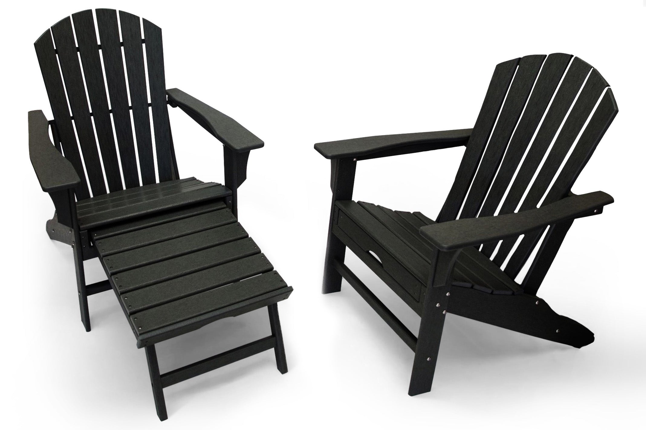 Hampton HDPE Recycled Plastic Outdoor Patio Adirondack Chair