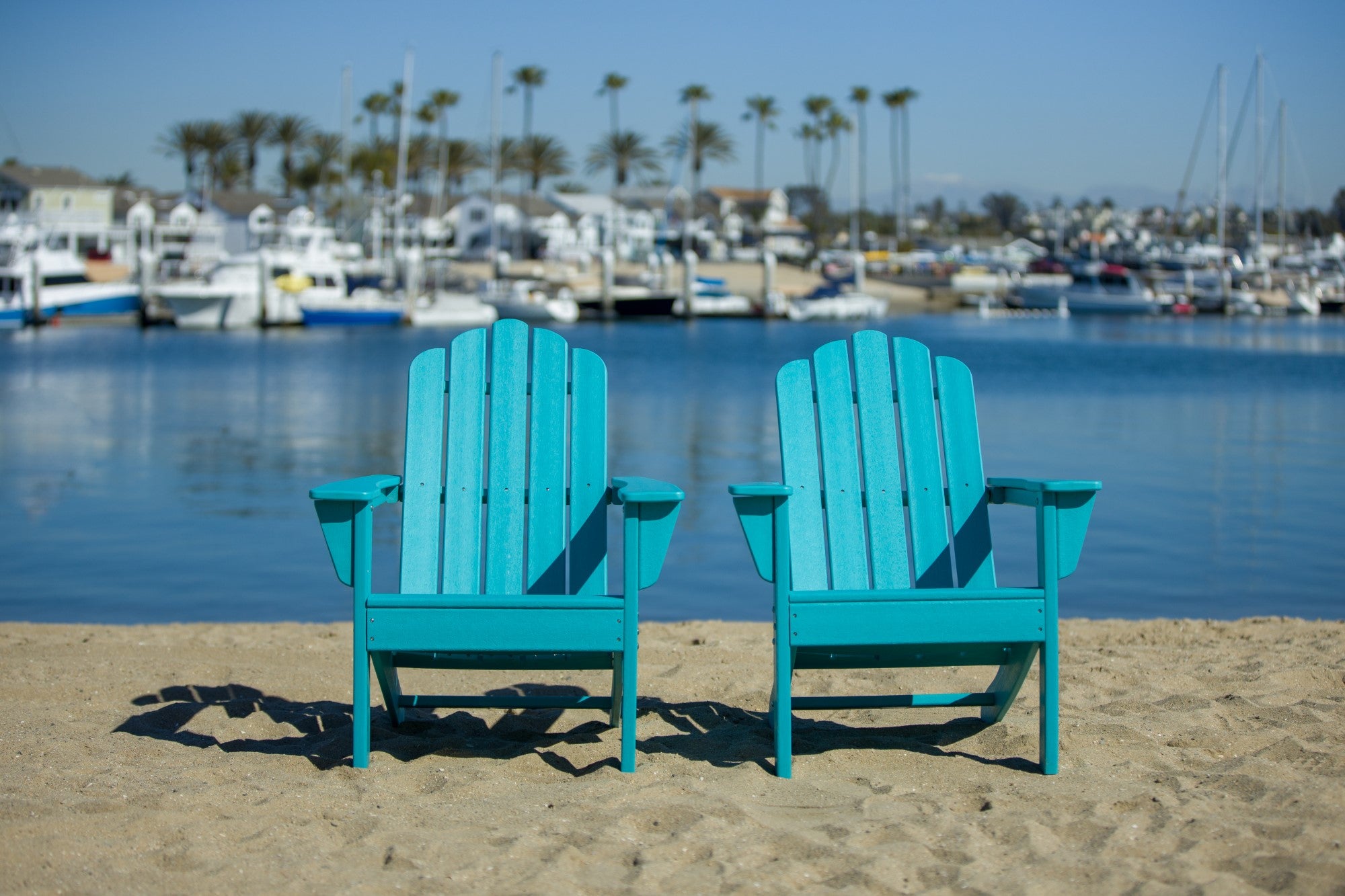 LuXeo Marina HDPE Outdoor Adirondack Chair