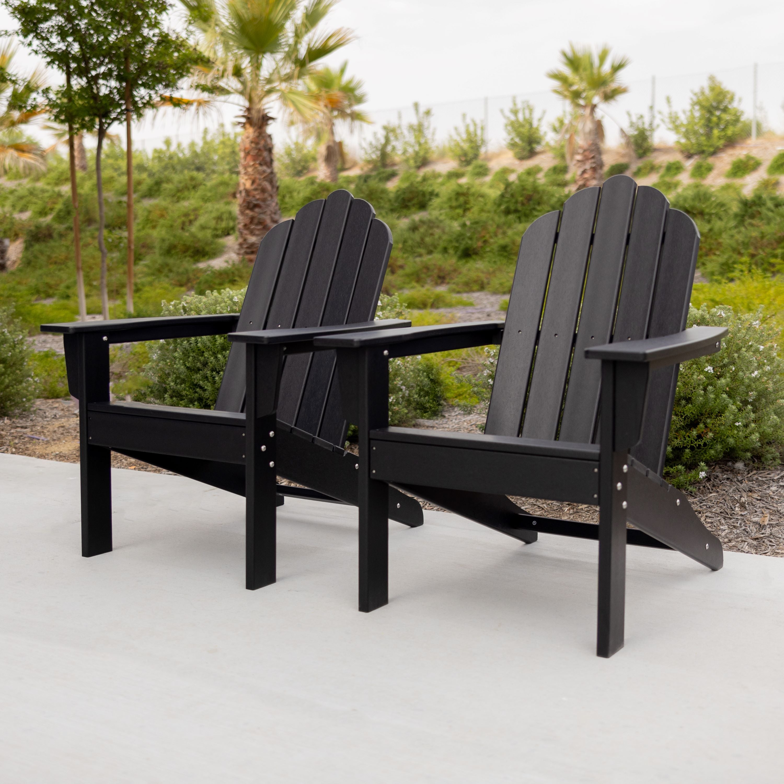 LuXeo Marina HDPE Outdoor Adirondack Chair