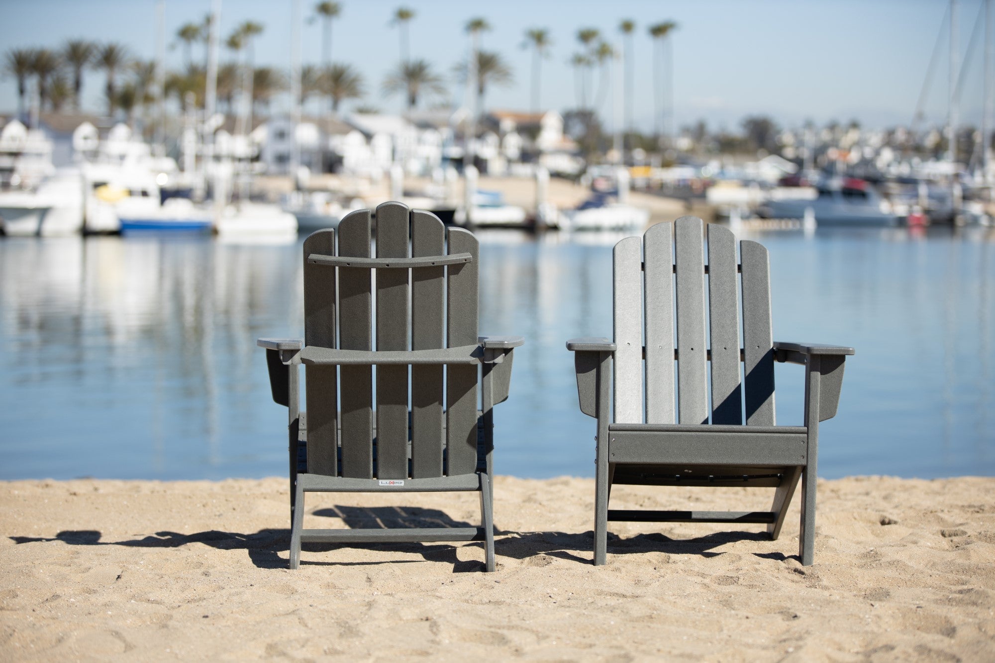 LuXeo Marina HDPE Outdoor Adirondack Chair