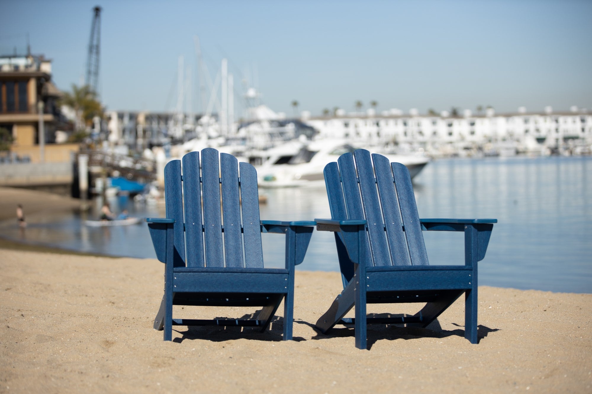 LuXeo Marina HDPE Outdoor Adirondack Chair