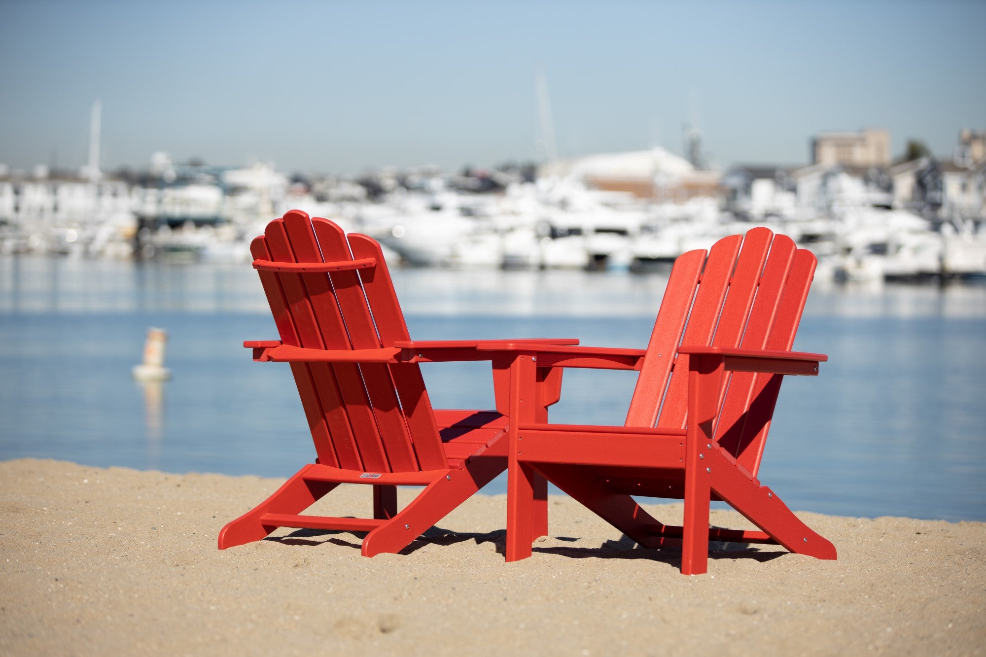 LuXeo Marina HDPE Outdoor Adirondack Chair