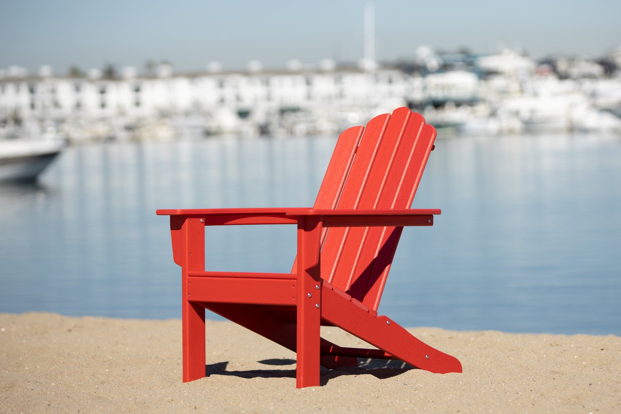 LuXeo Marina HDPE Outdoor Adirondack Chair
