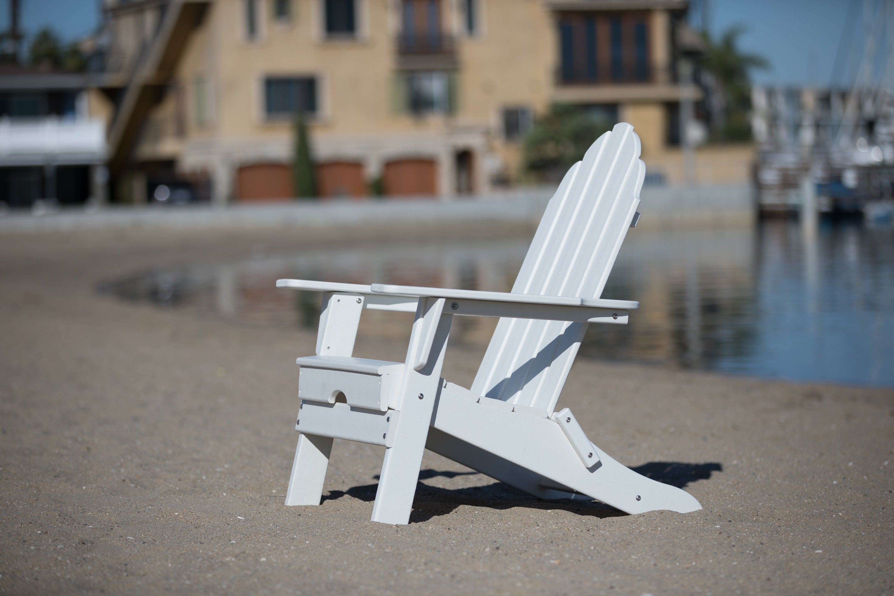 Balboa HDPE Recycled Plastic Folding Adirondack Chair