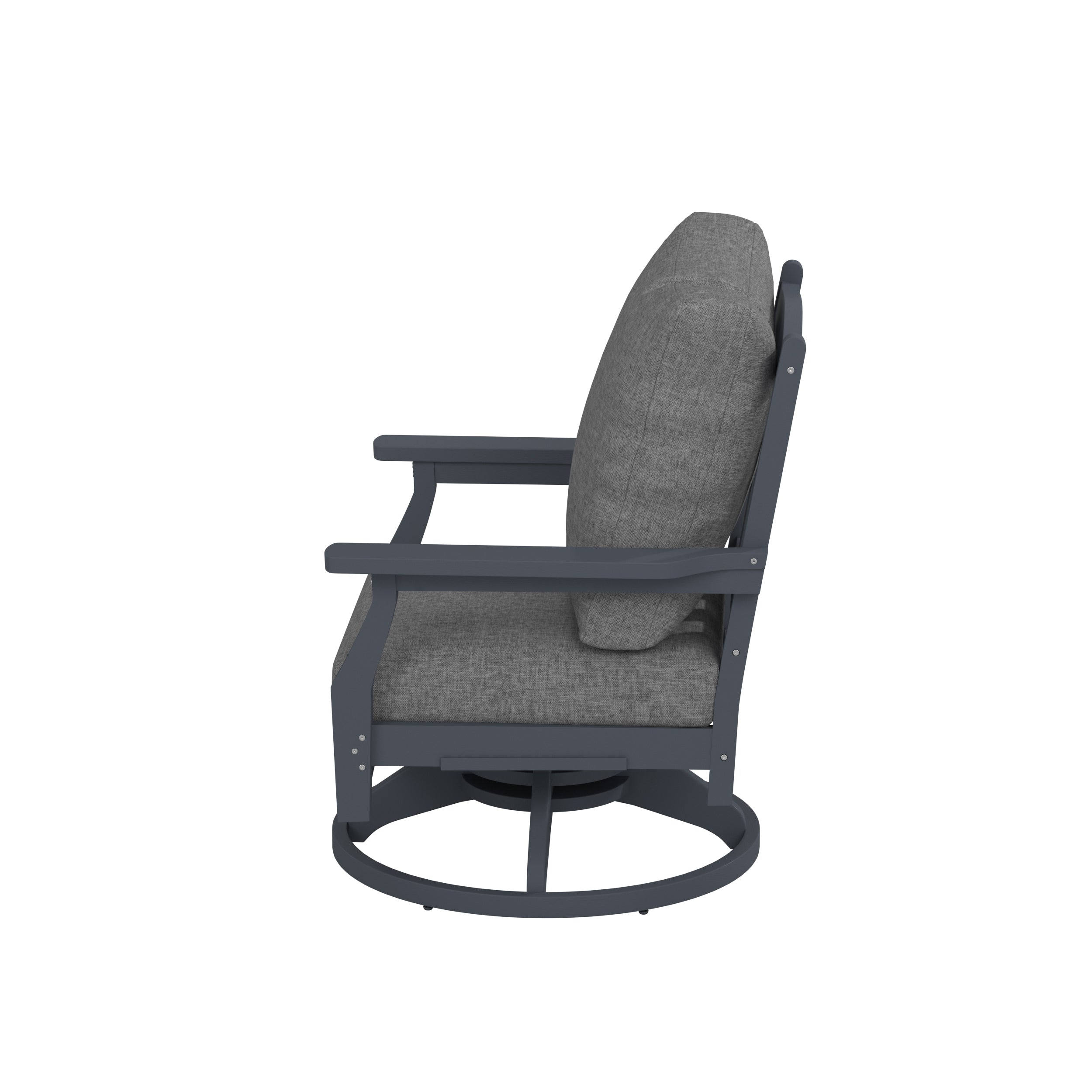 Aspen Rock/Swivel Deep Seating Chairs-Set of 2