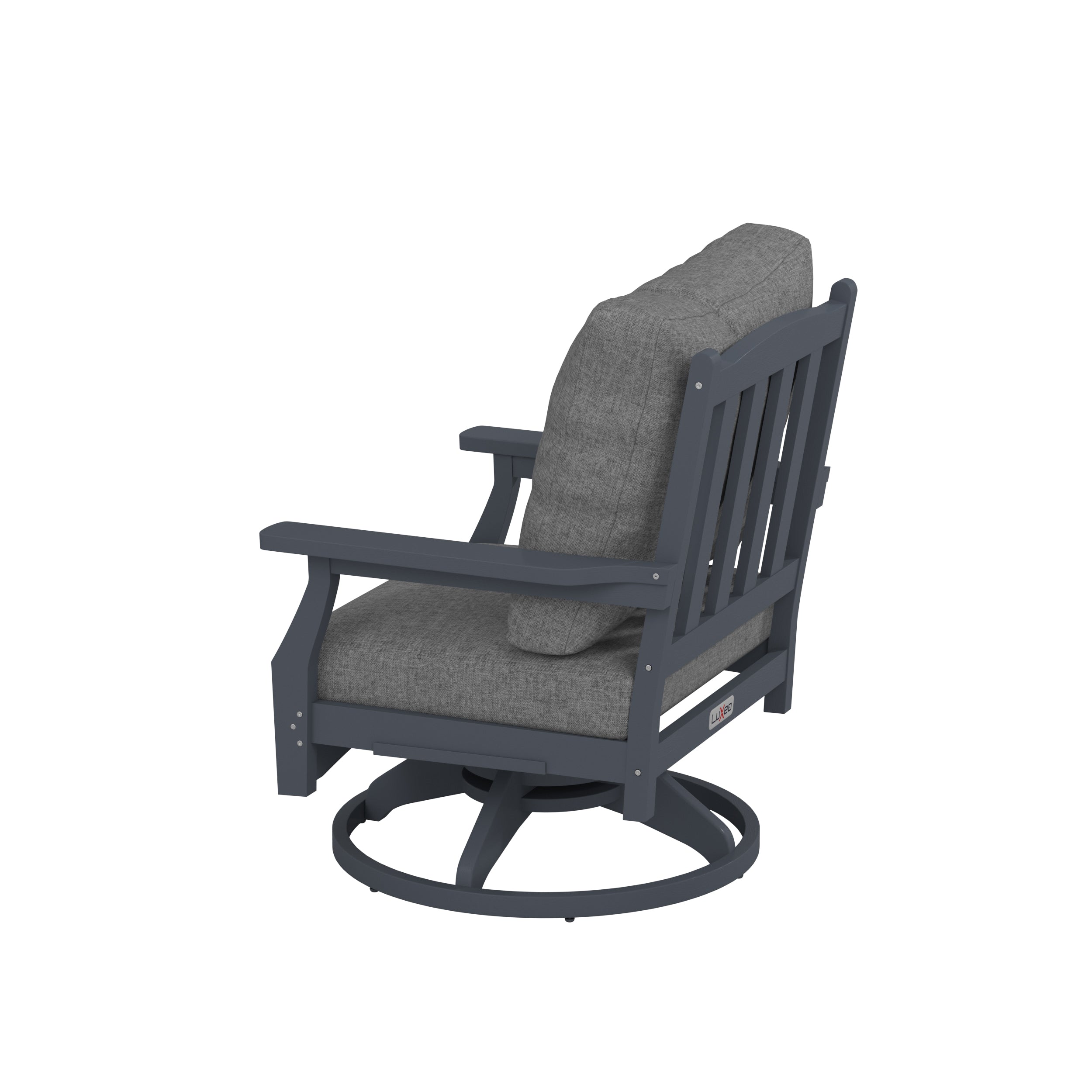 Aspen Rock/Swivel Deep Seating Chairs-Set of 2