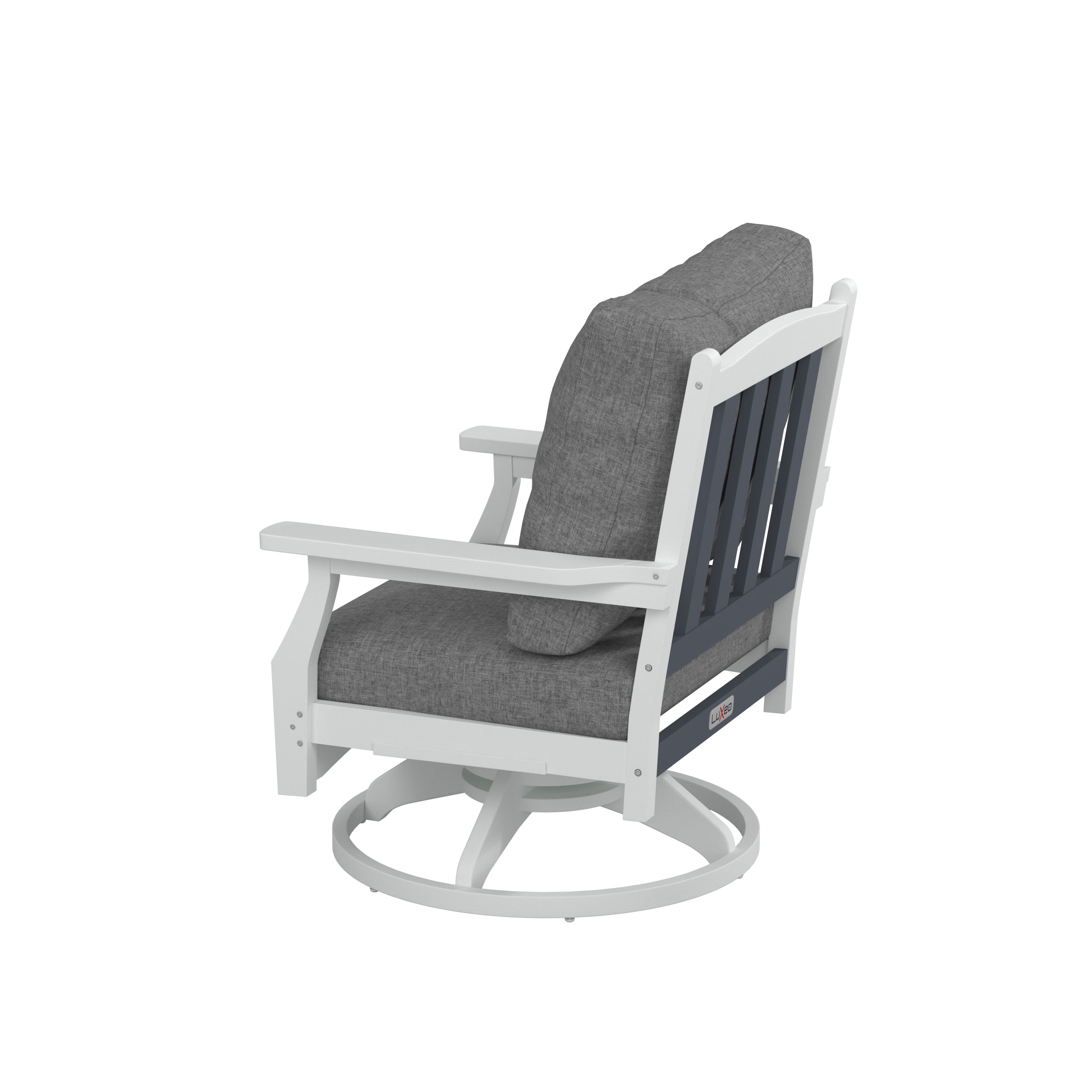 Aspen Rock/Swivel Deep Seating Chairs-Set of 2