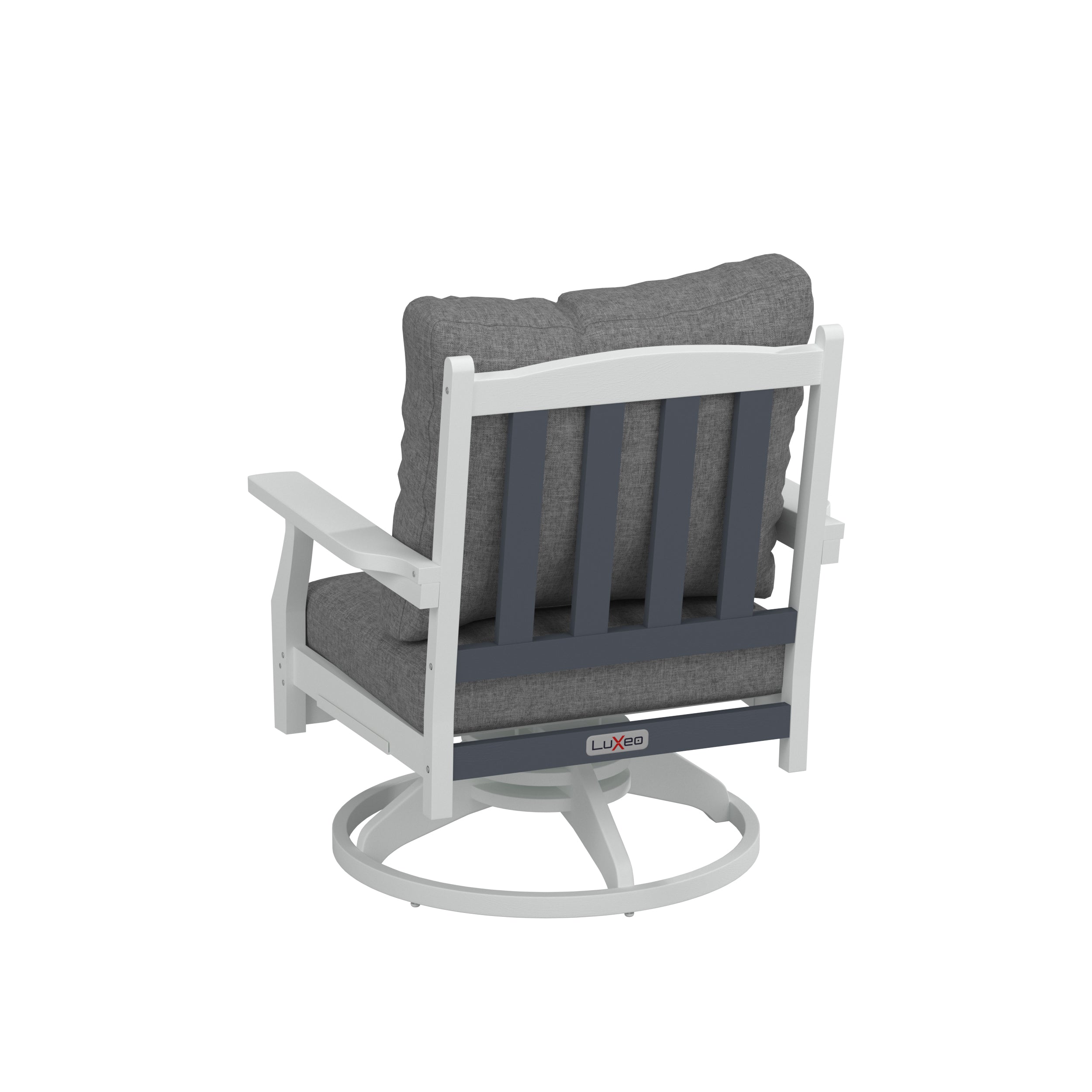 Aspen Rock/Swivel Deep Seating Chairs-Set of 2