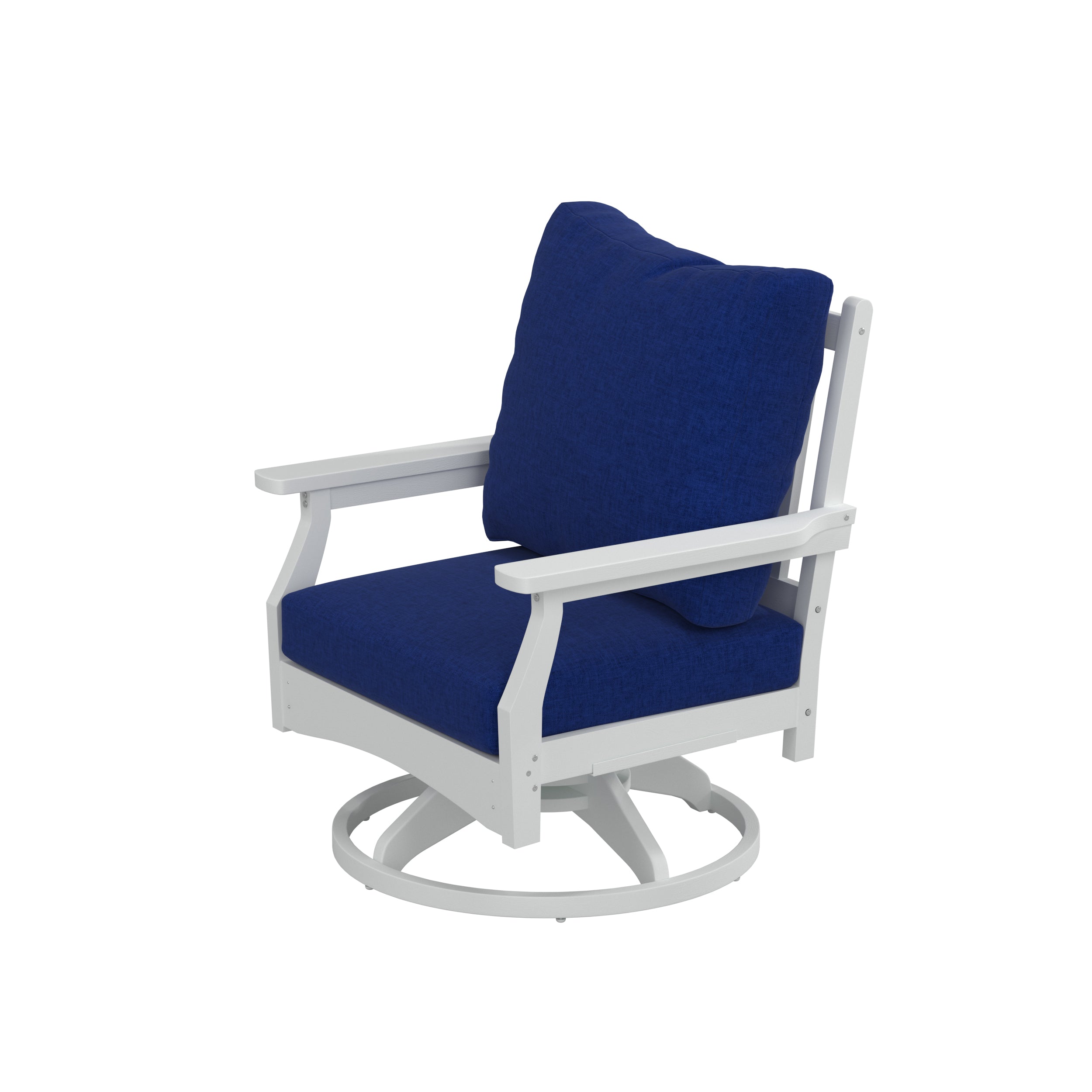 Aspen Rock/Swivel Deep Seating Chairs-Set of 2