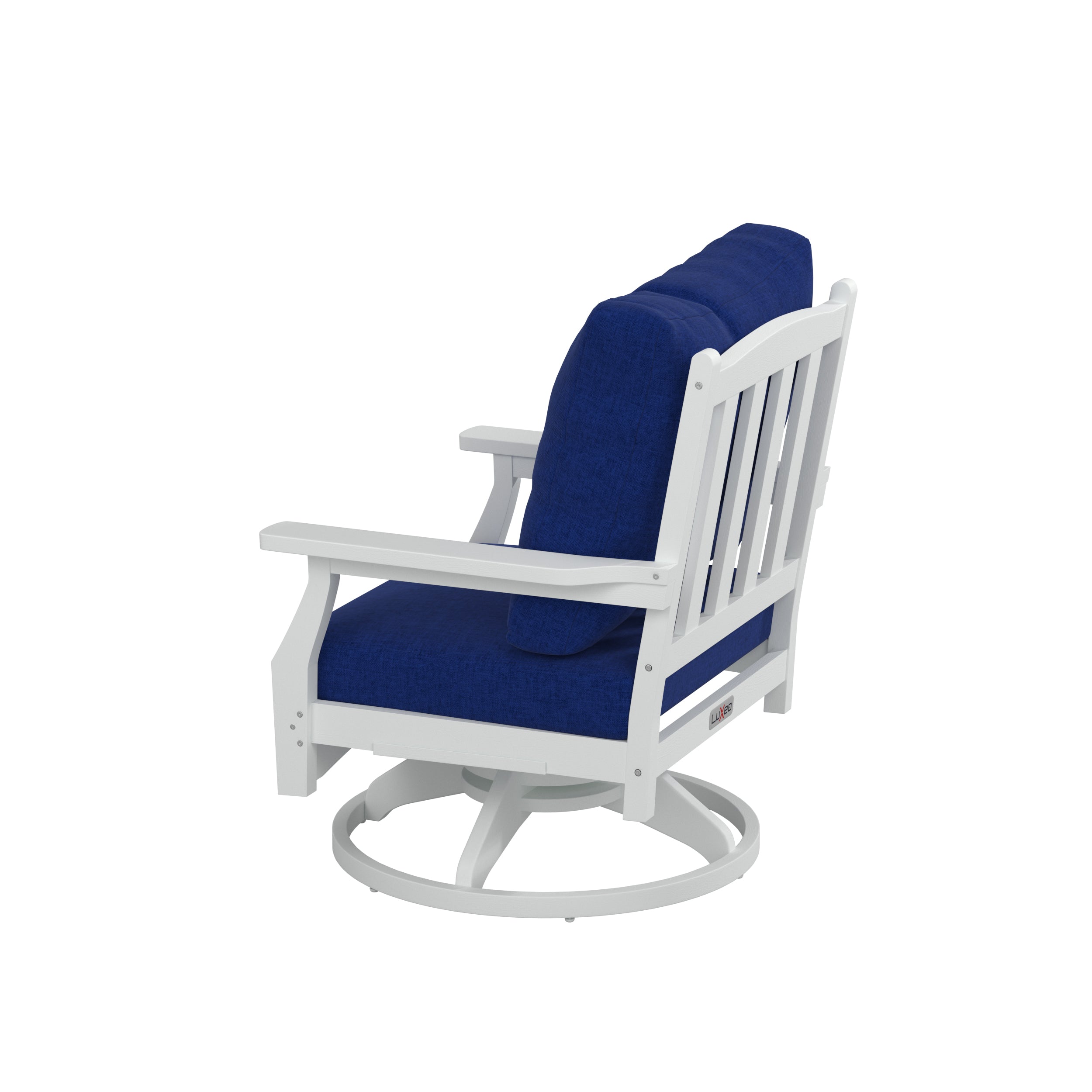 Aspen Rock/Swivel Deep Seating Chairs-Set of 2