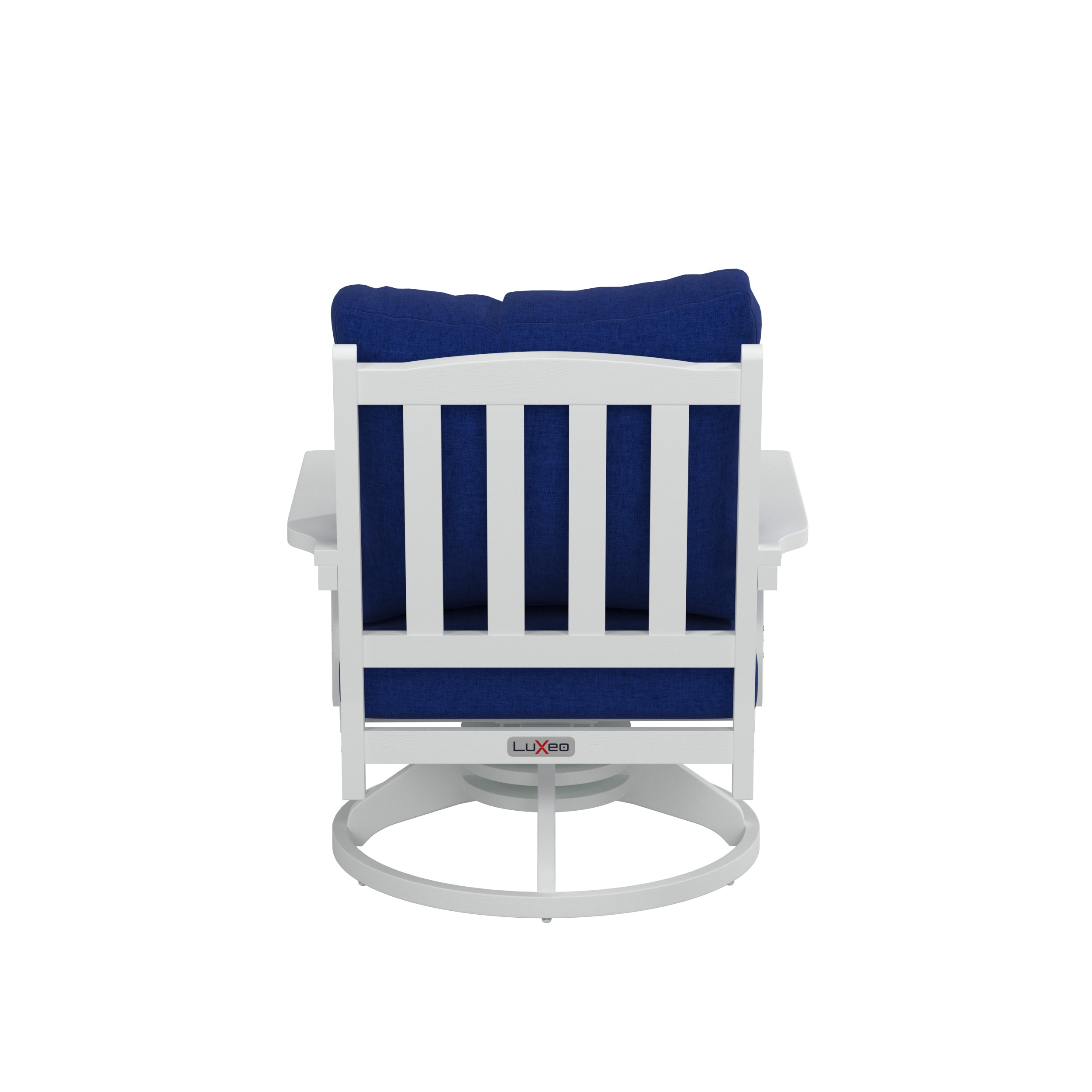 Aspen Rock/Swivel Deep Seating Chairs-Set of 2