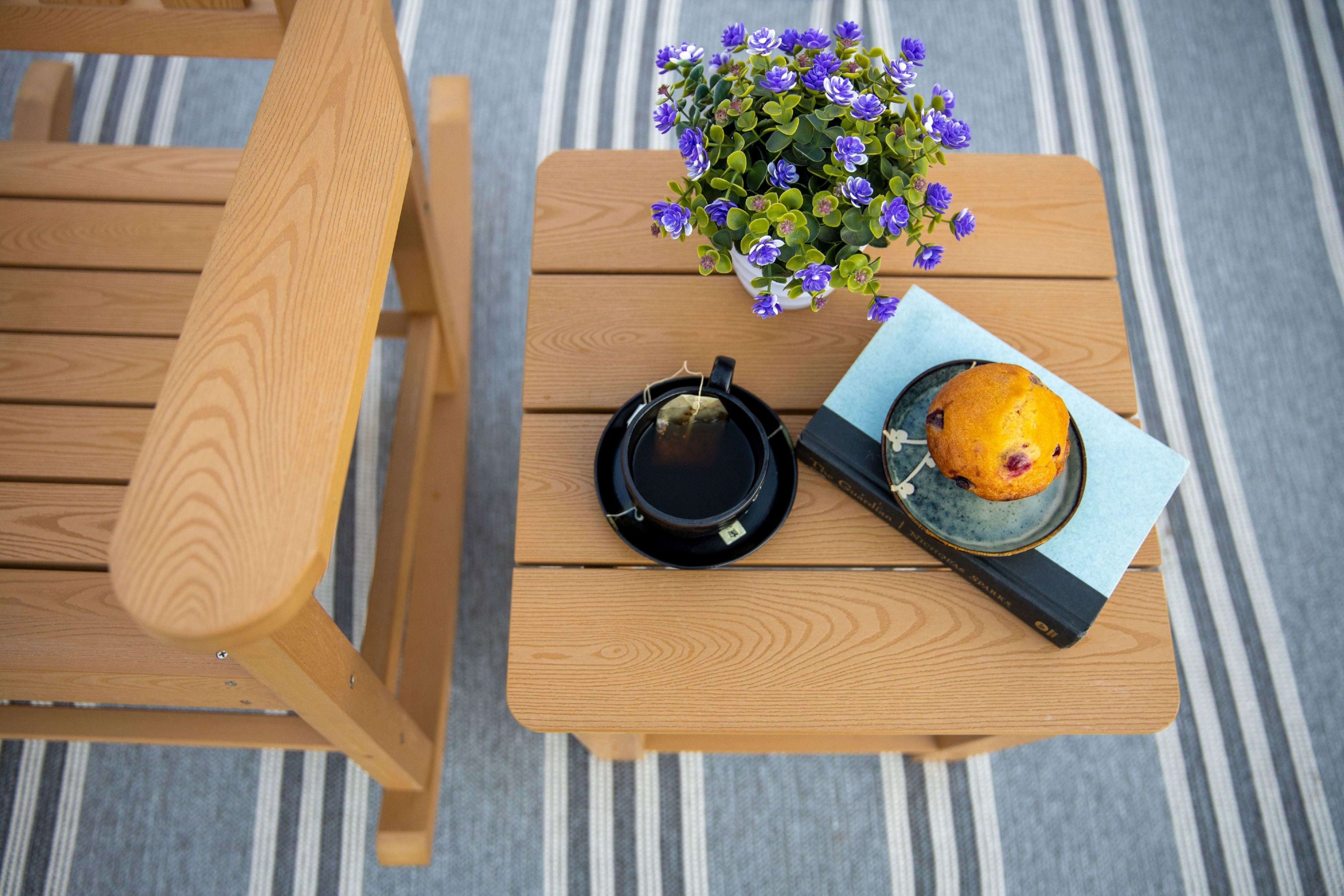 LuXeo Portola All Weather Indoor-Outdoor Side Table