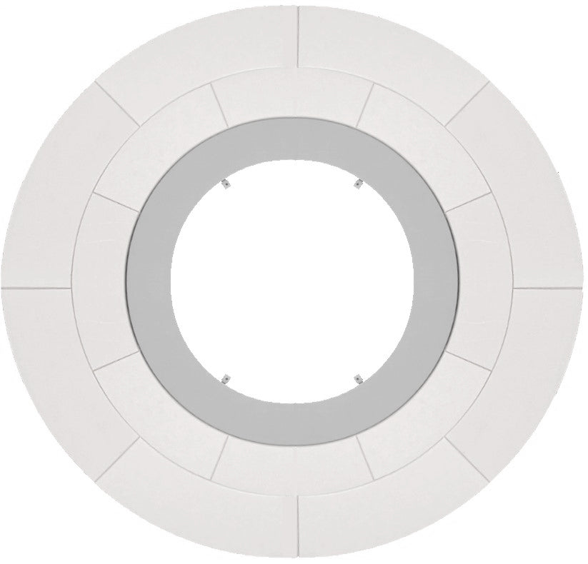 25"(H)x 48" (W) Round Poly Fire Pit- Top and Base Frame Only