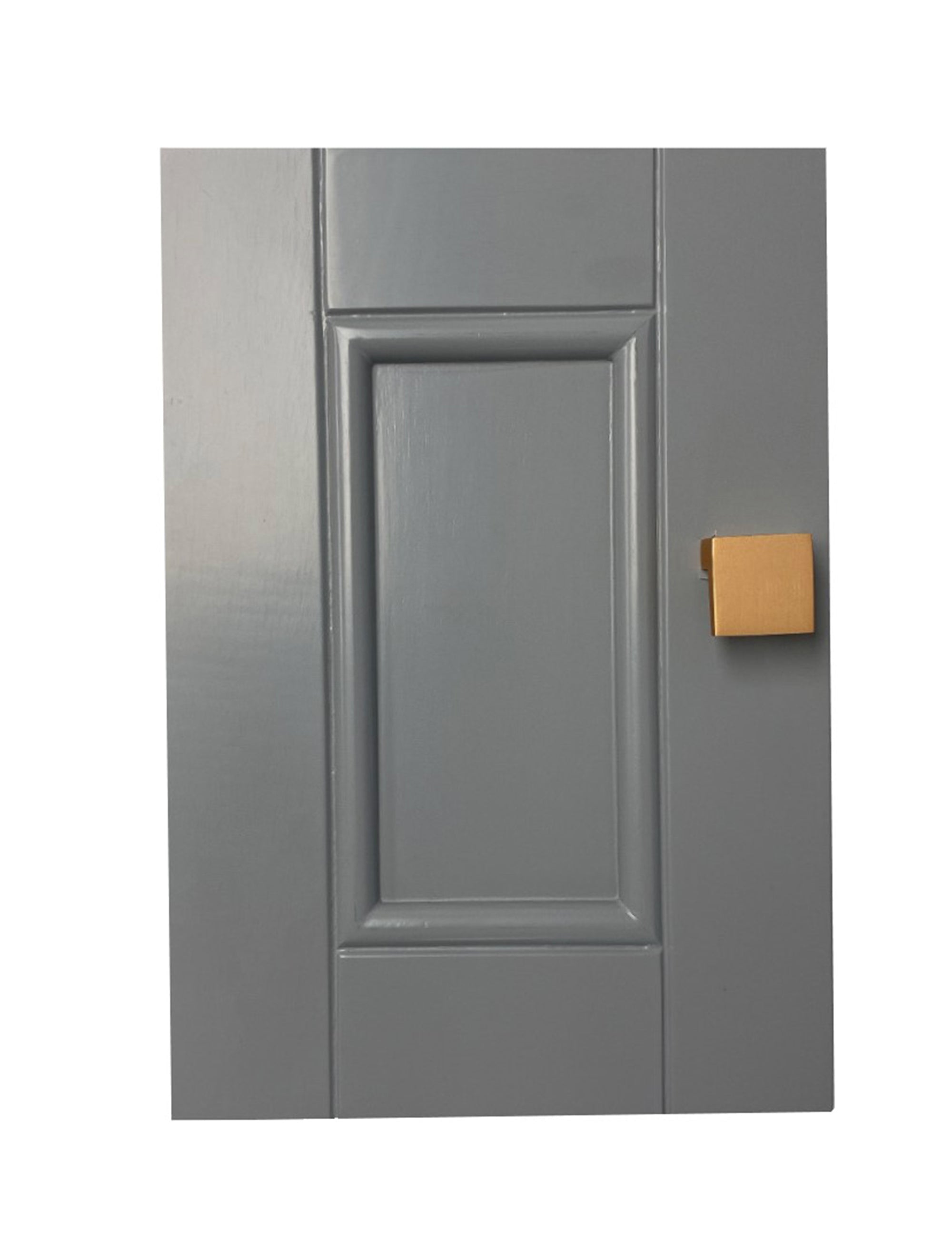 Gold 1" square cabinet pull