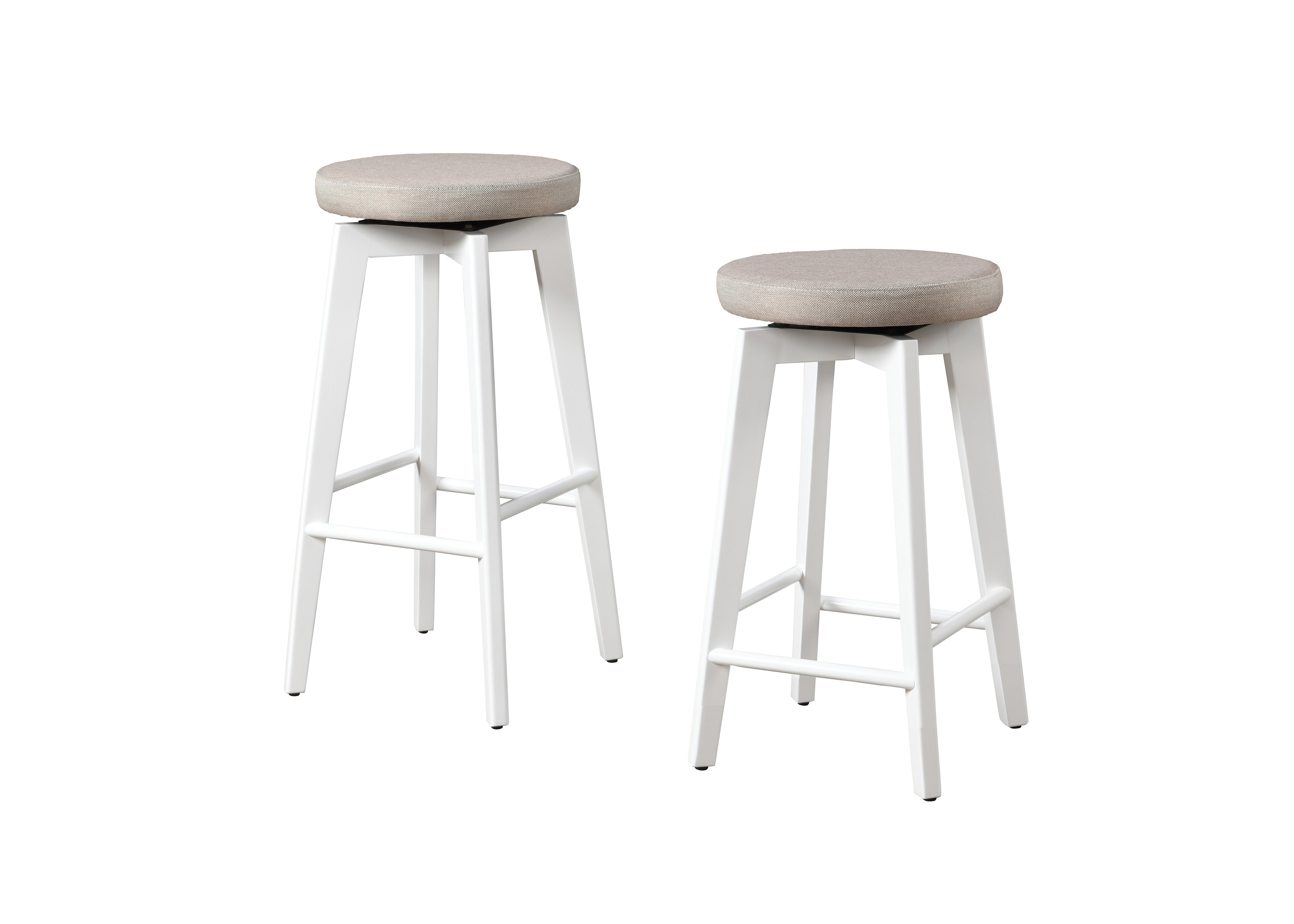 LuXeo Serena Swivel Bar Stools ( Set of 2)