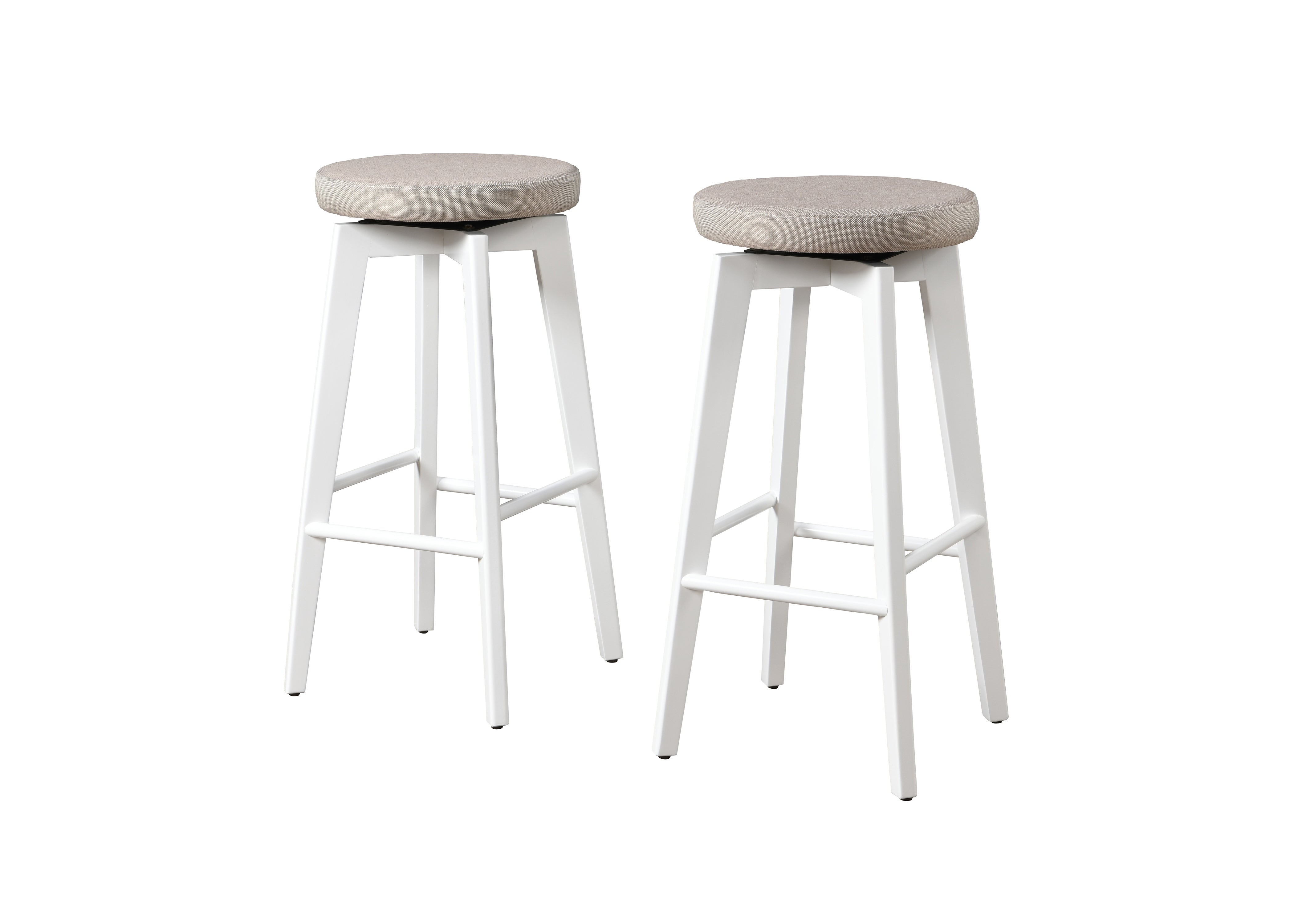 LuXeo Serena Swivel Bar Stools ( Set of 2)