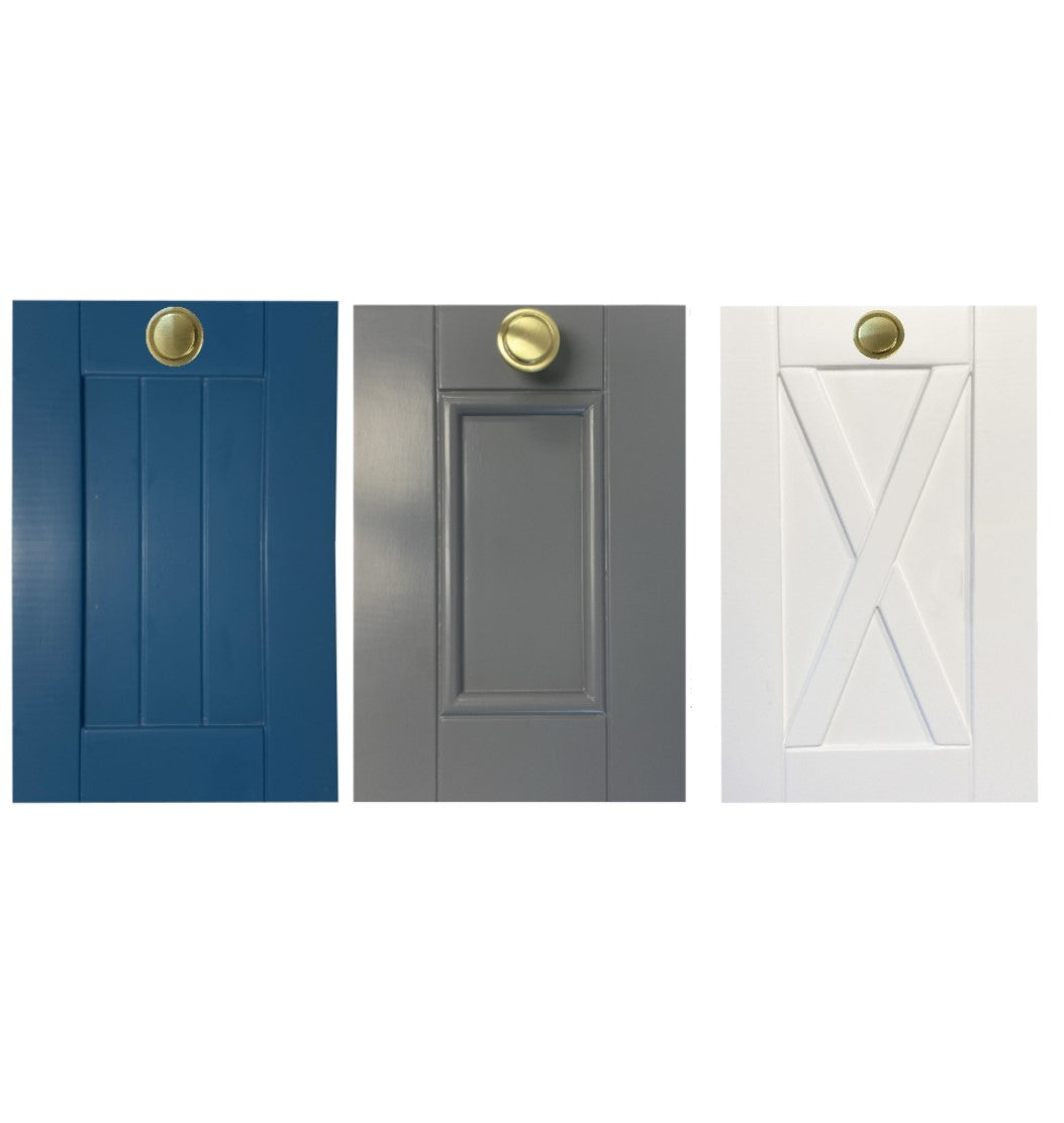 Gold 1-1/4" round cabinet hardware