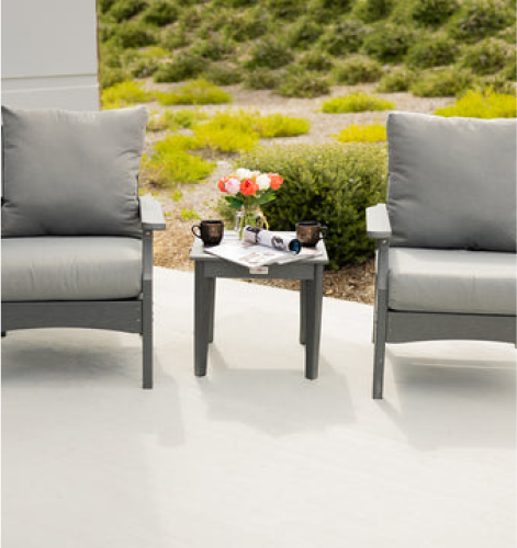 Aspen 5PC Deep Seating Chair with Ottoman and End Table