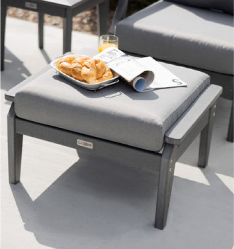Aspen 5PC Deep Seating Chair with Ottoman and End Table