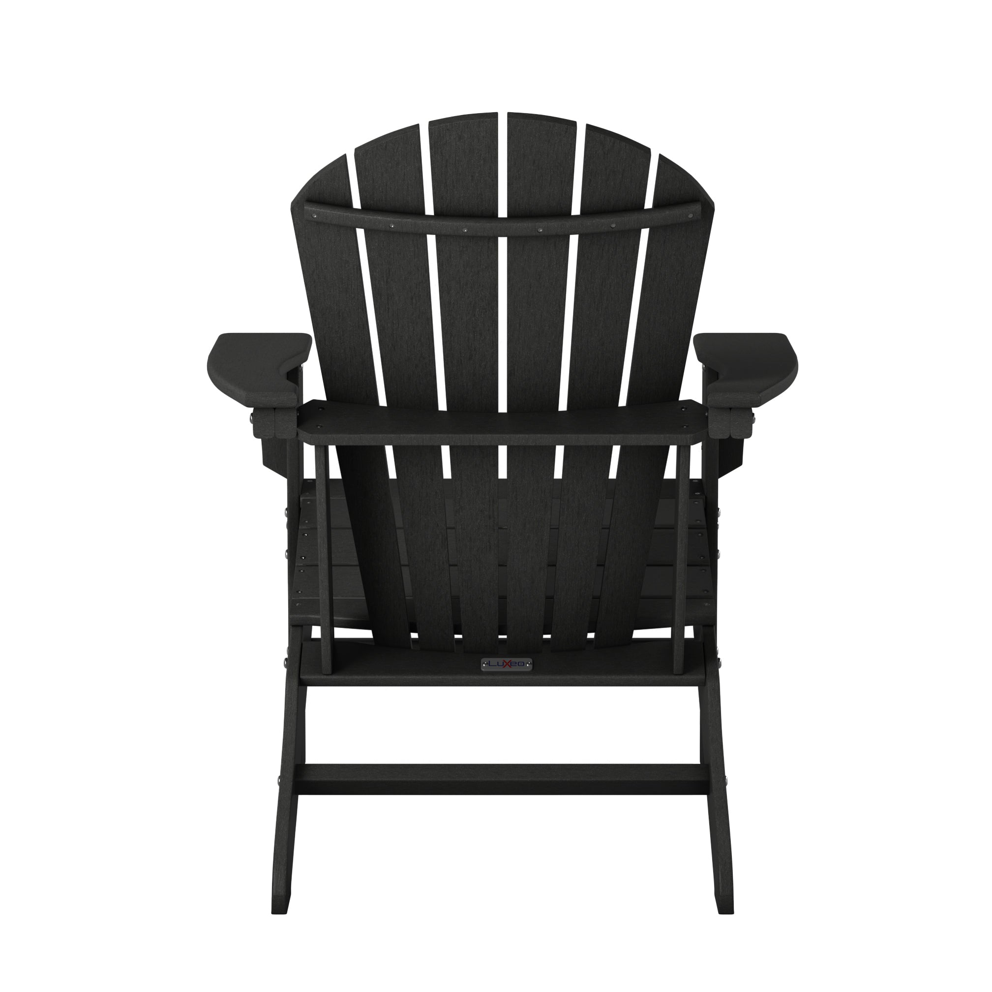 LuXeo Hampton HDPE Recycled Plastic Outdoor Patio Adirondack Chair