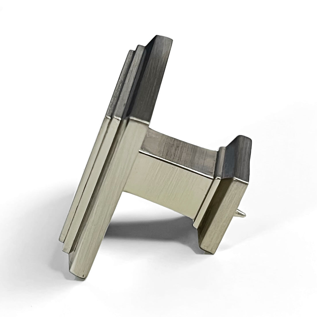 Silver 1/25" Square Cabinet Hardware