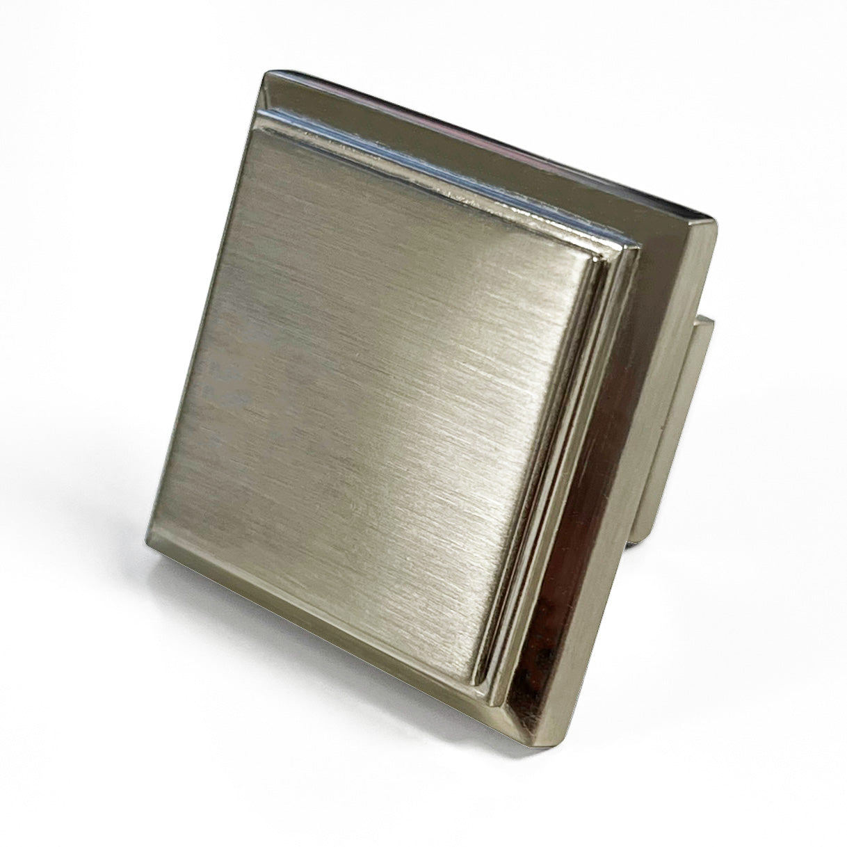 Silver 1/25" Square Cabinet Hardware