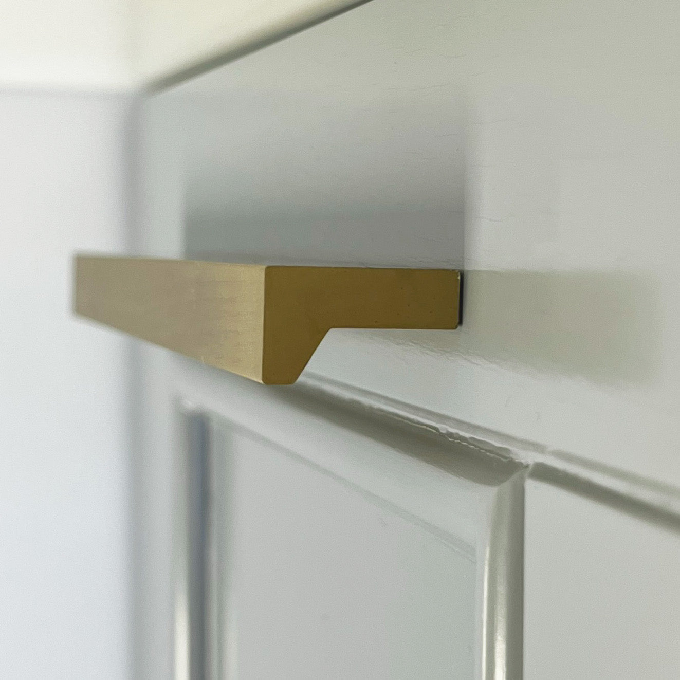 5-1/2" gold bar cabinet pull
