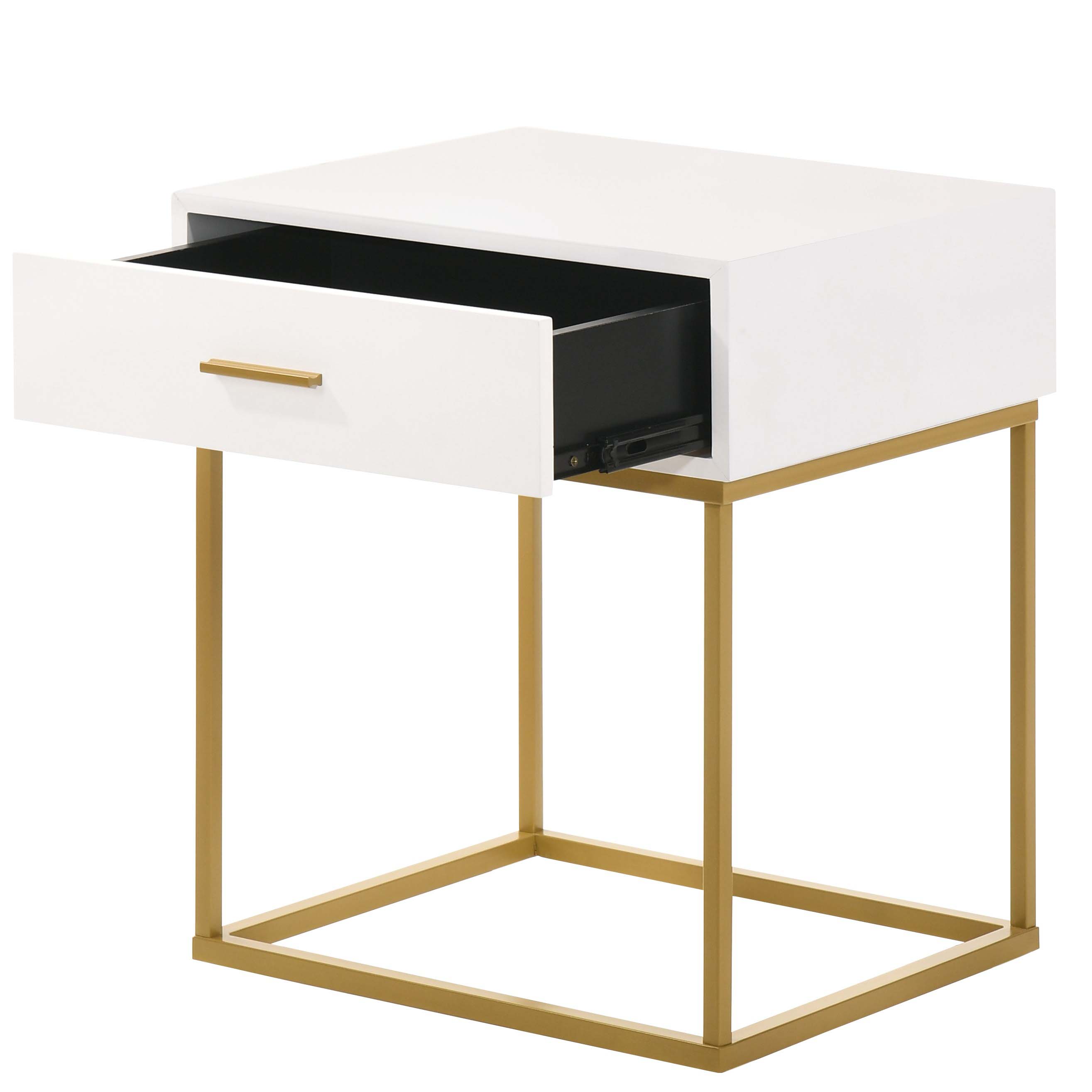 Catalina White Night Stand [OUTLET]