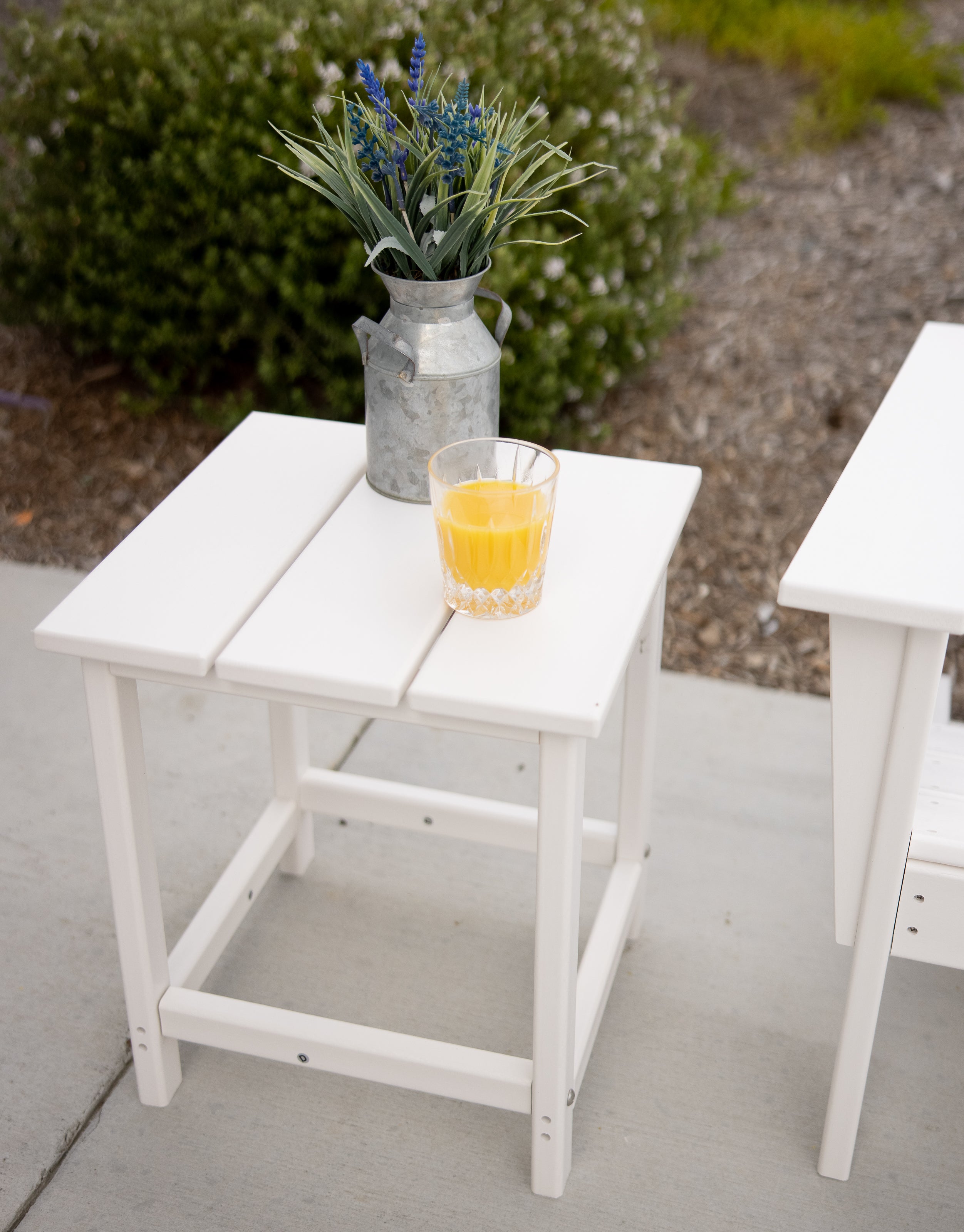 Arcadia Outdoor Patio Adirondack Chair and Table Set (3-Piece)