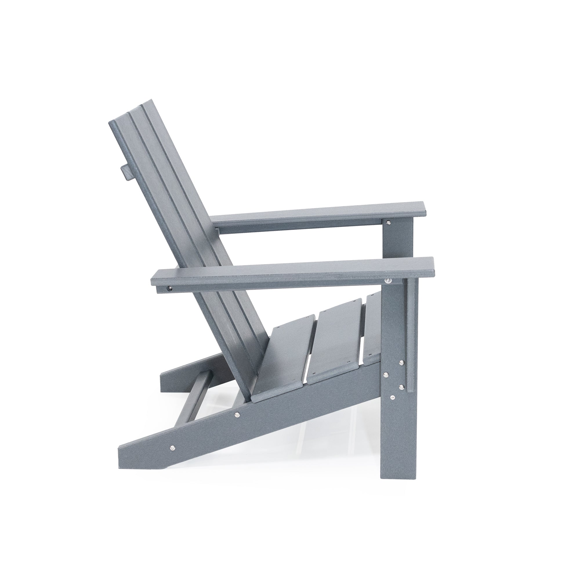 Arcadia Outdoor Patio Adirondack Chair and Table Set (3-Piece)