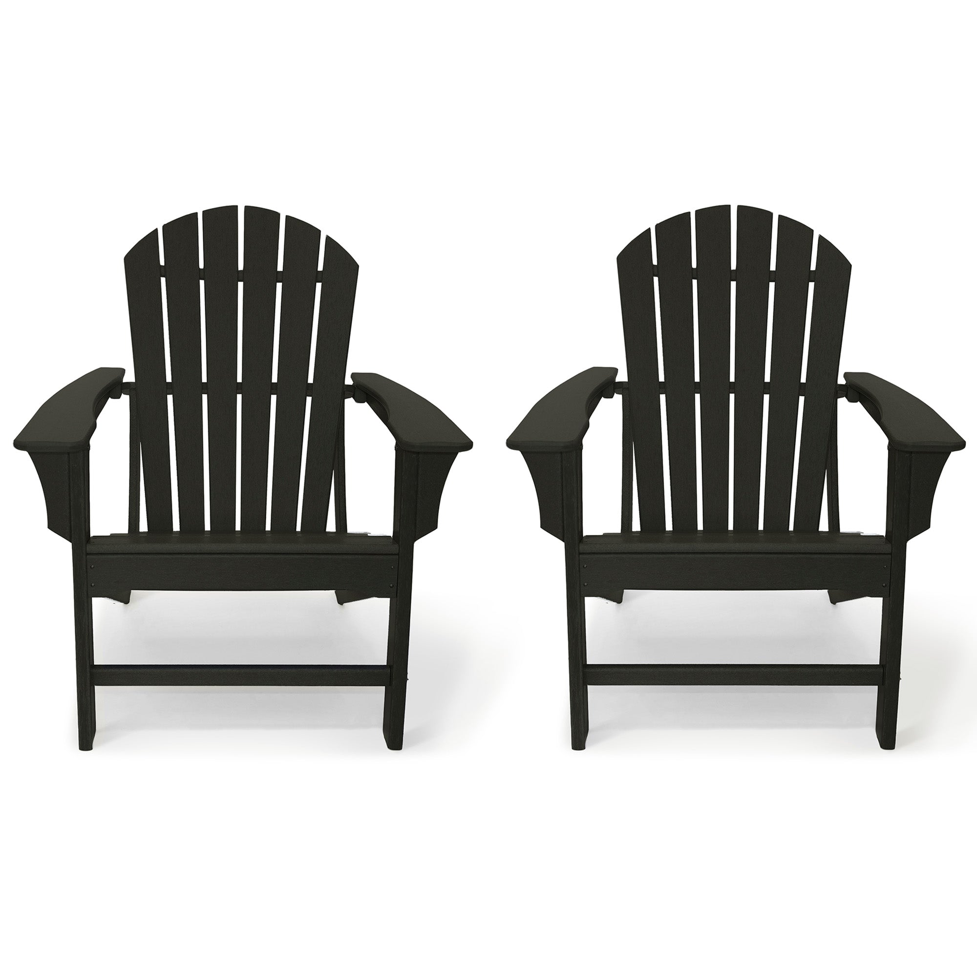 LuXeo Hampton HDPE Recycled Plastic Outdoor Patio Adirondack Chair