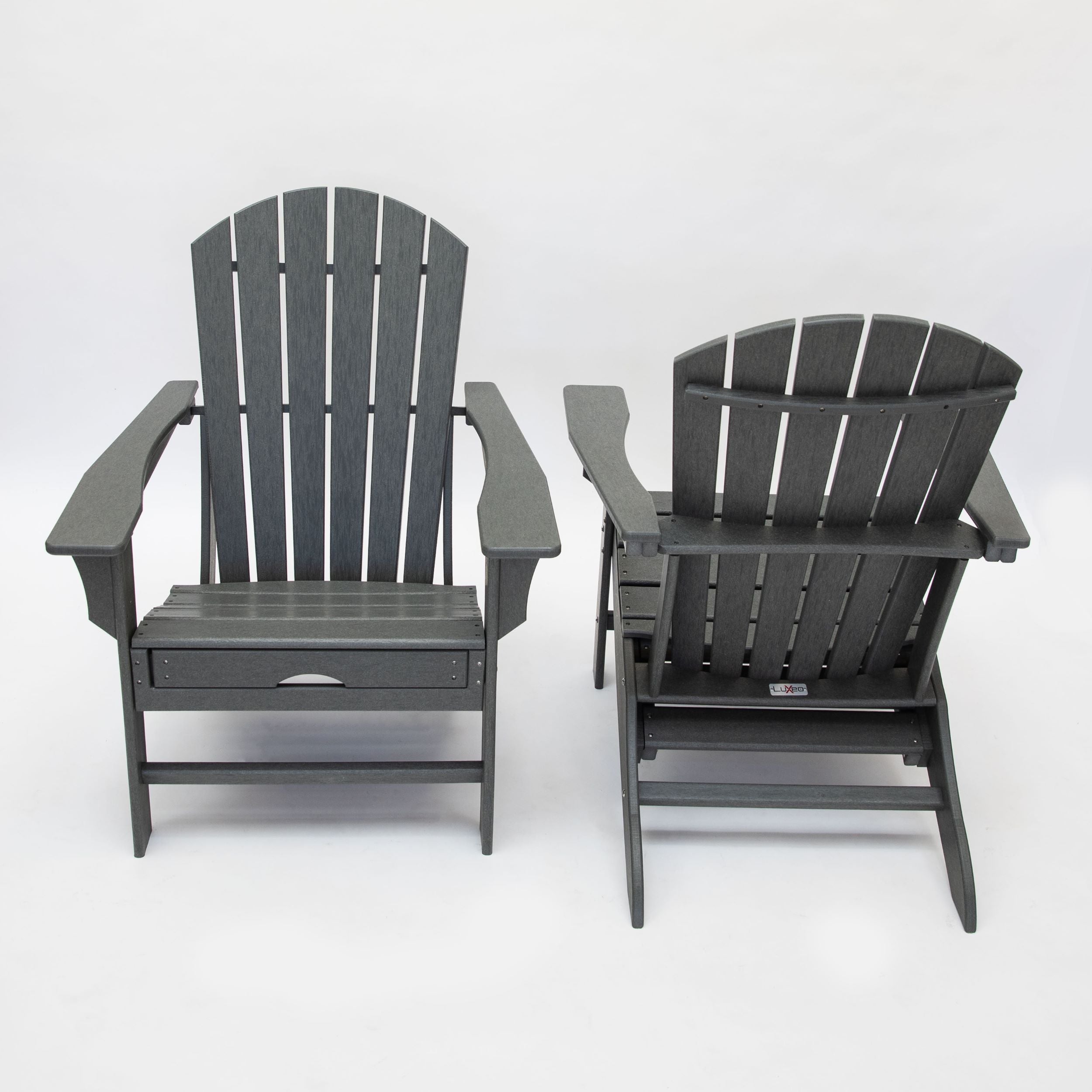 Hampton HDPE Recycled Plastic Outdoor Patio Adirondack Chair