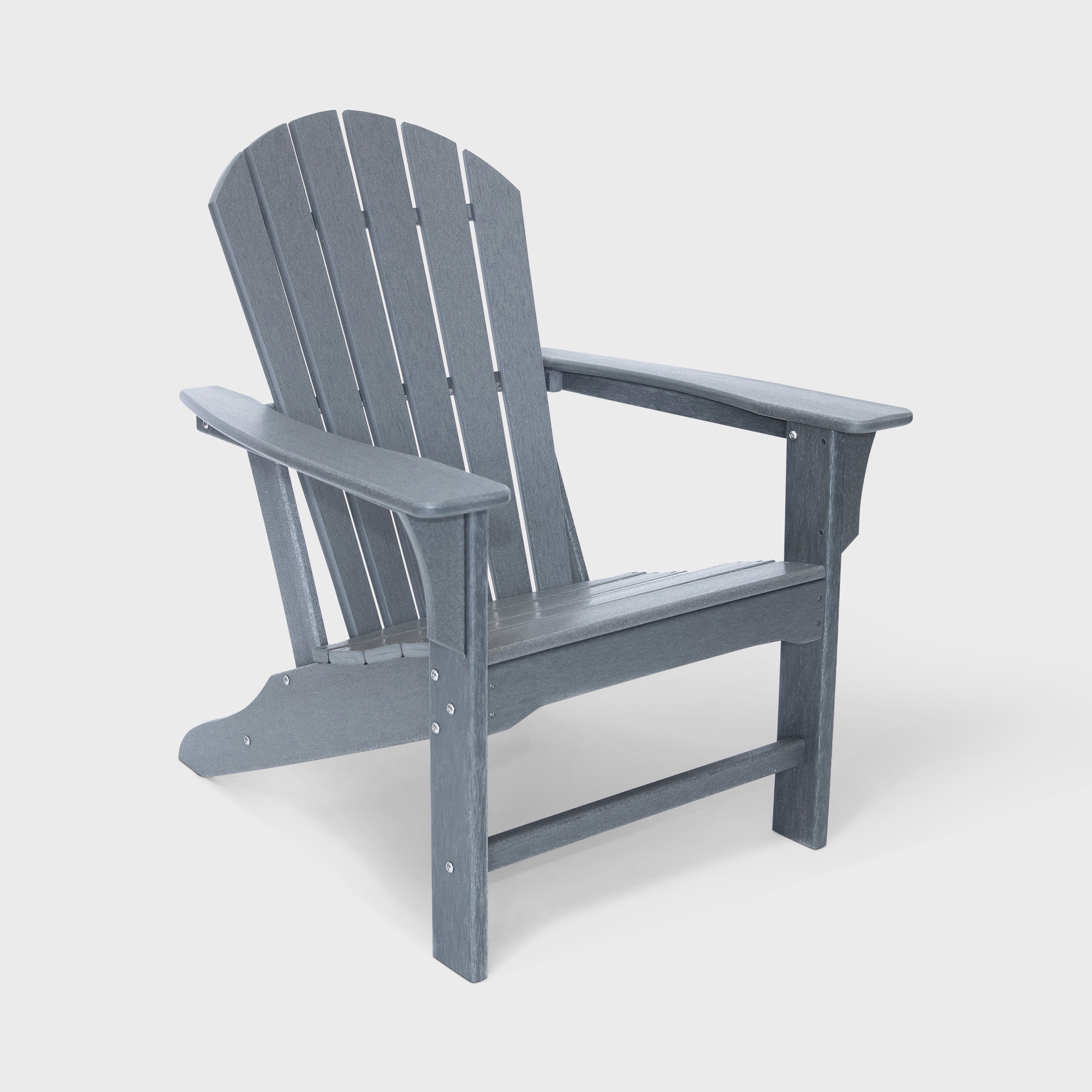 Hampton  Outdoor Patio Adirondack Chairs and Table Set (3-Piece)