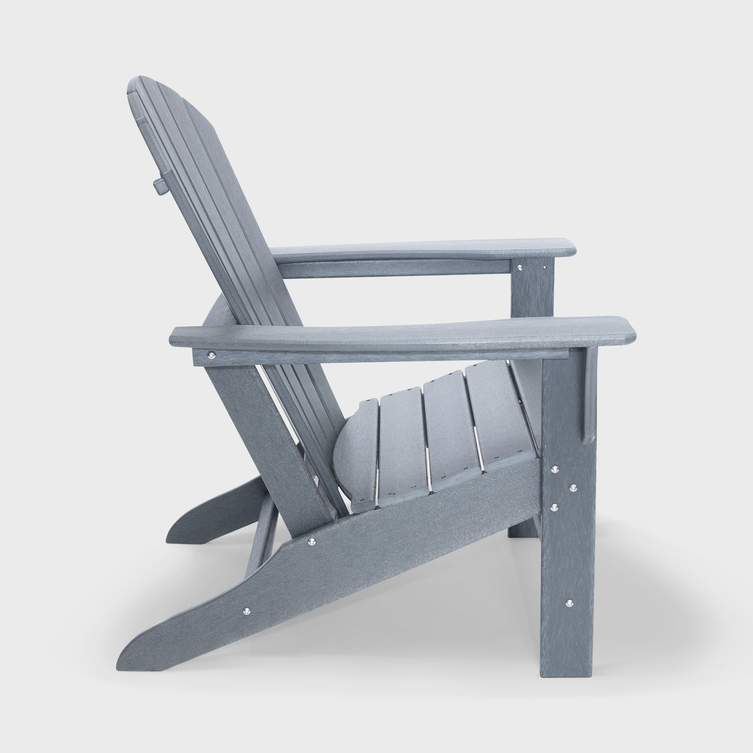 Hampton  Outdoor Patio Adirondack Chairs and Table Set (3-Piece)