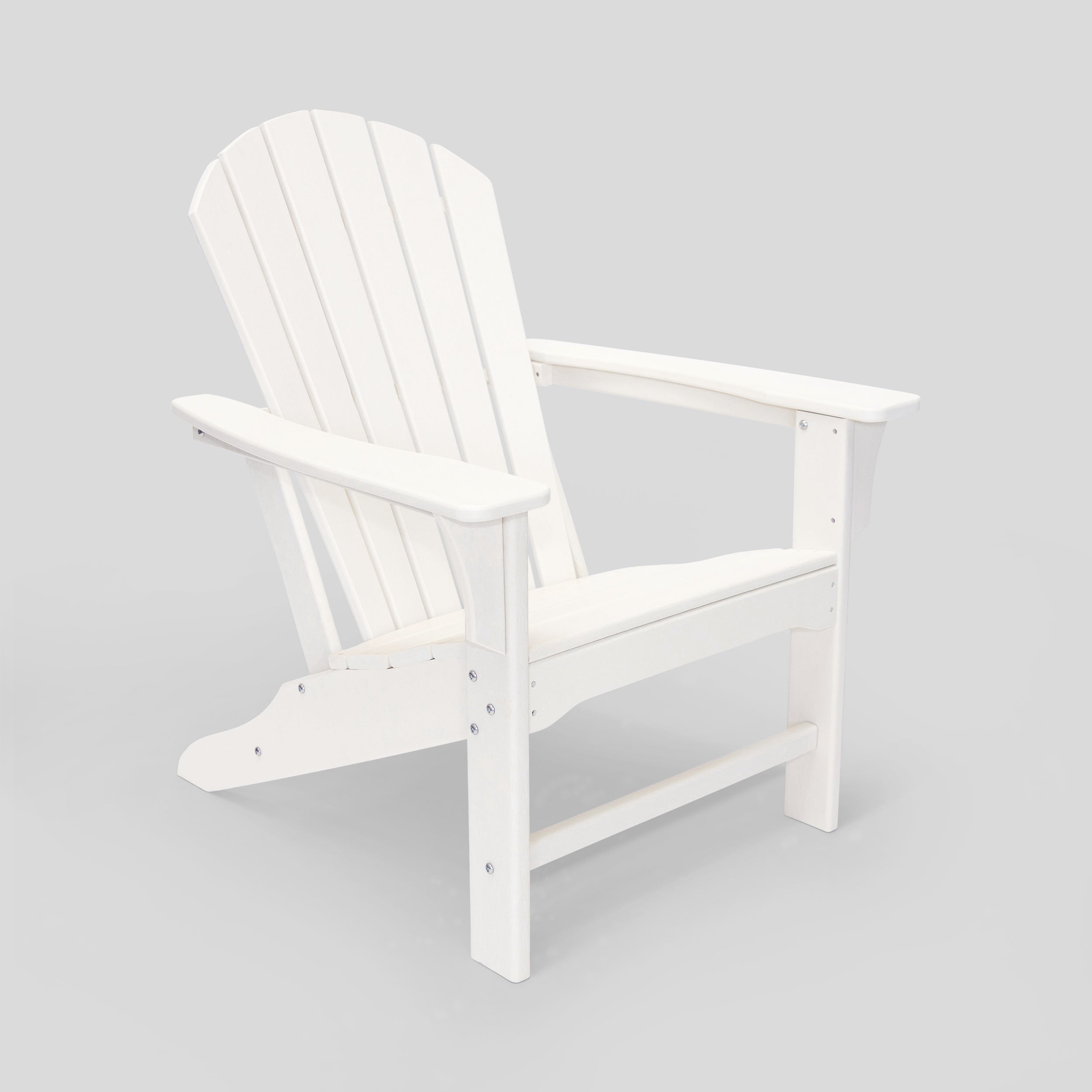 Hampton  Outdoor Patio Adirondack Chairs and Table Set (3-Piece)