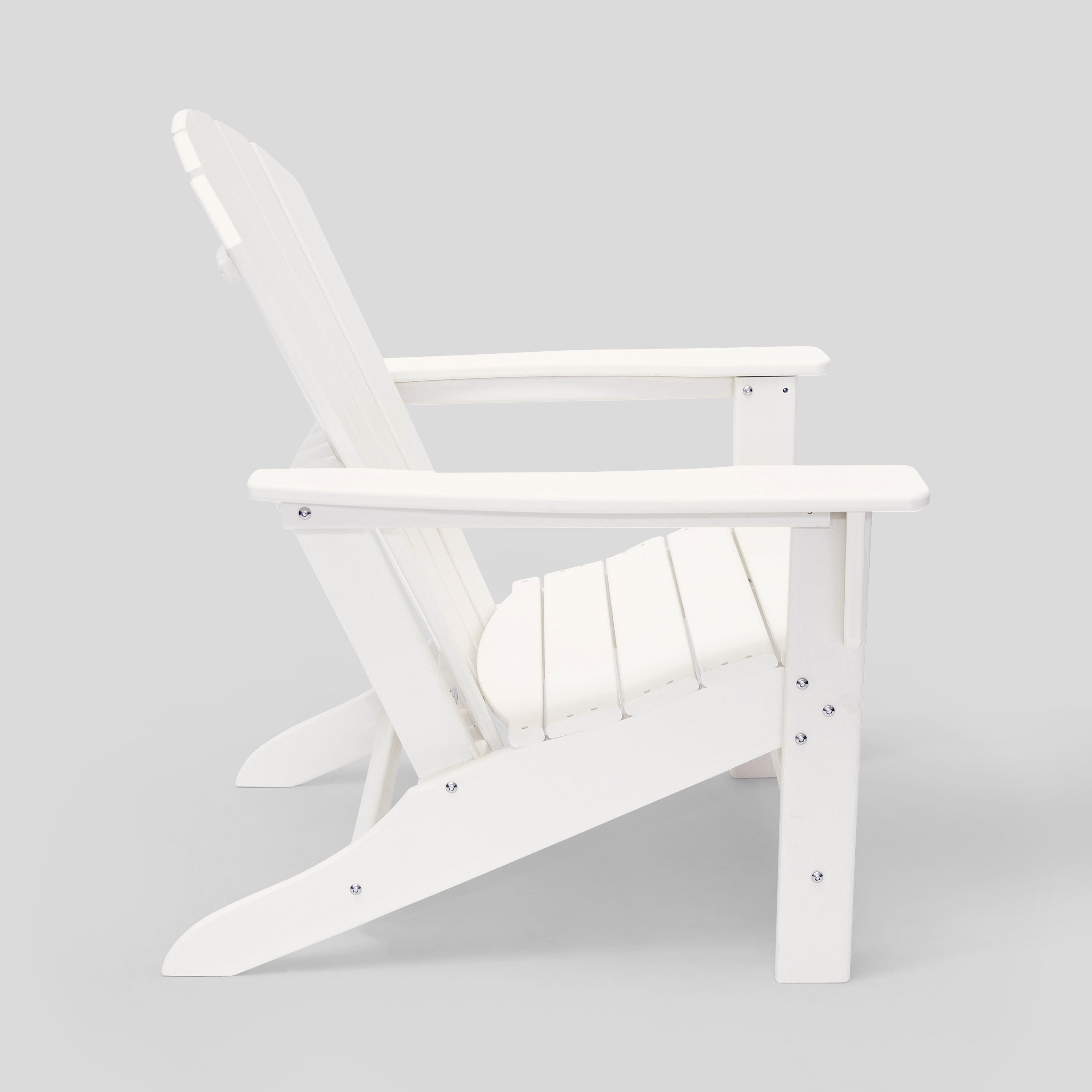 LuXeo Hampton HDPE Recycled Plastic Outdoor Patio Adirondack Chair