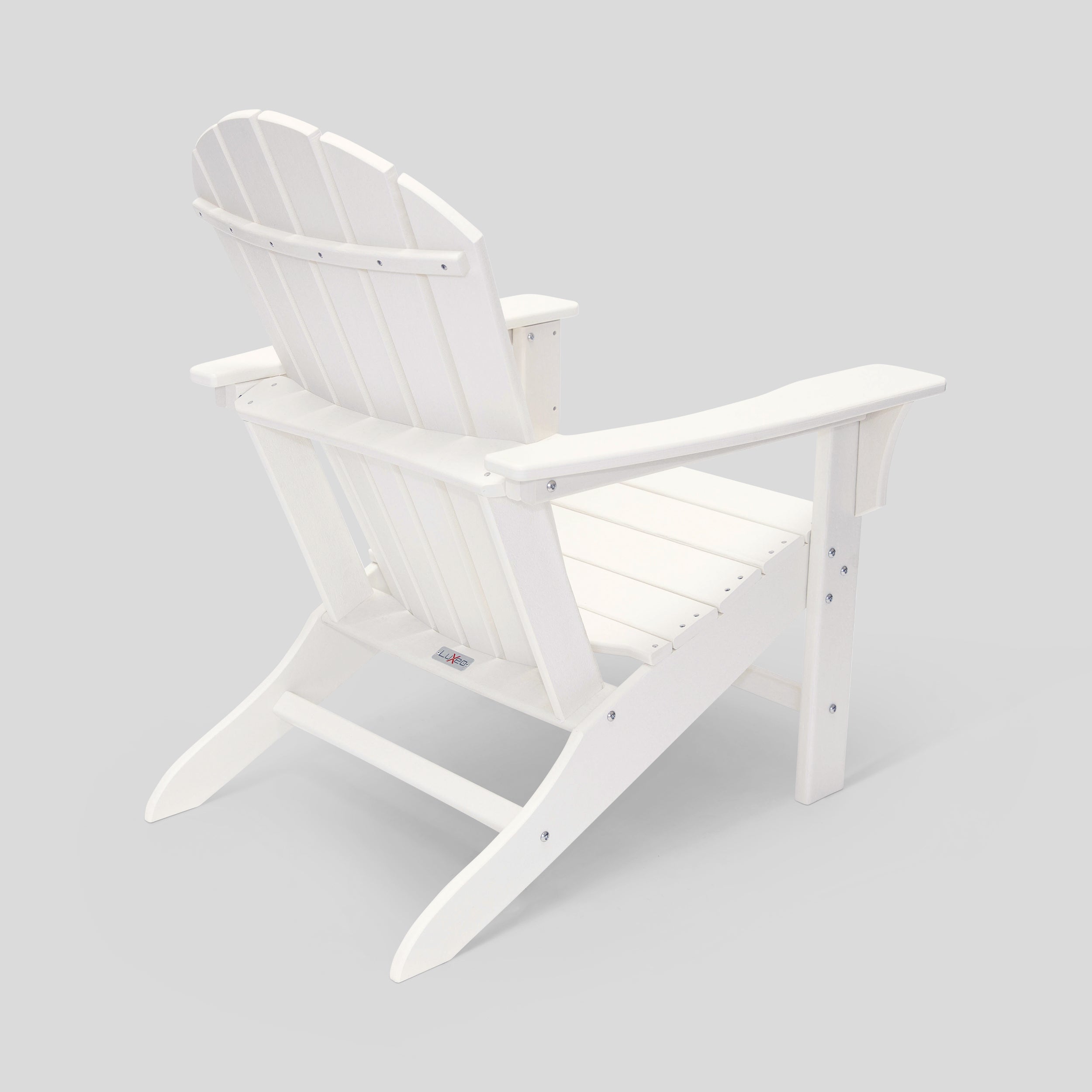 LuXeo Hampton HDPE Recycled Plastic Outdoor Patio Adirondack Chair