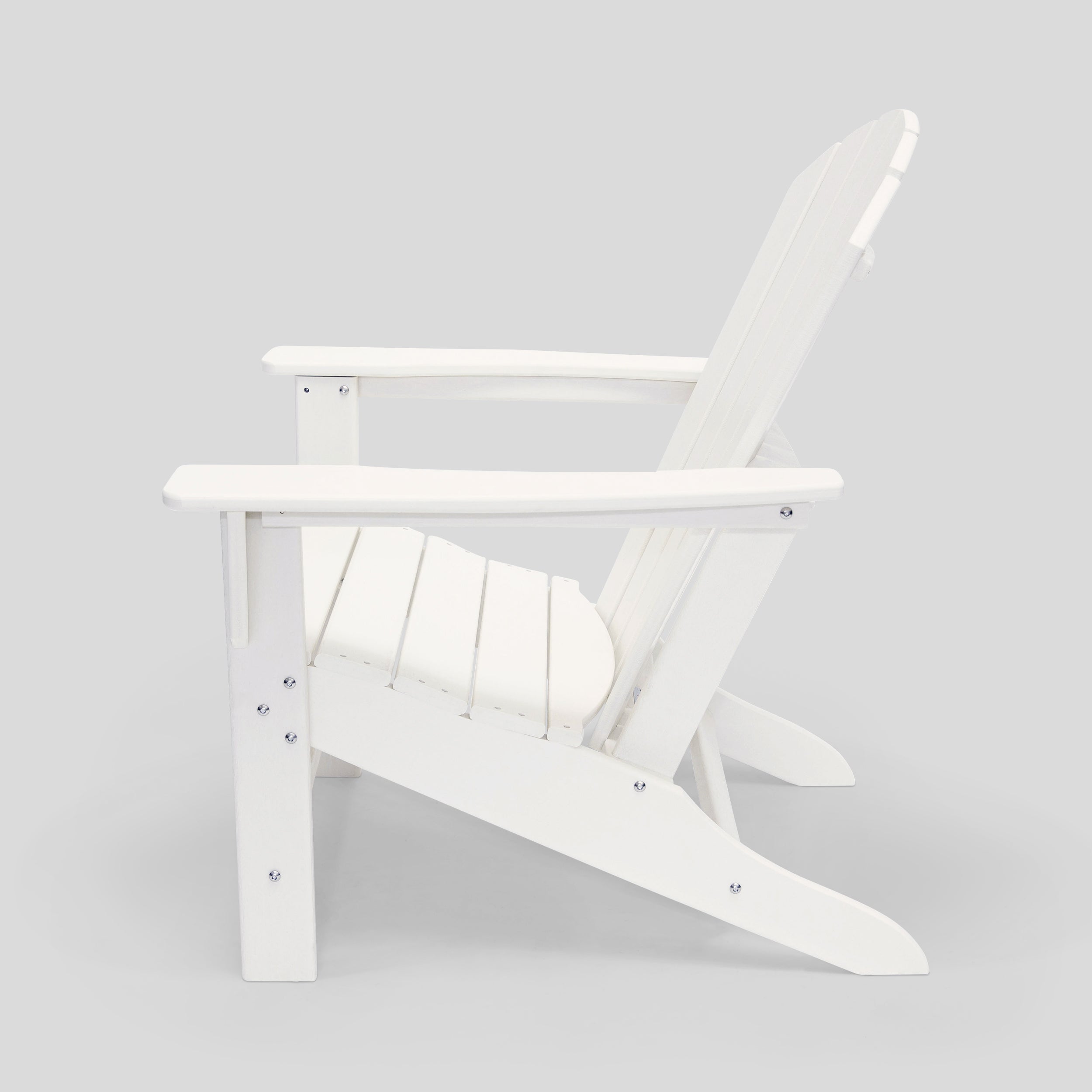 LuXeo Hampton HDPE Recycled Plastic Outdoor Patio Adirondack Chair