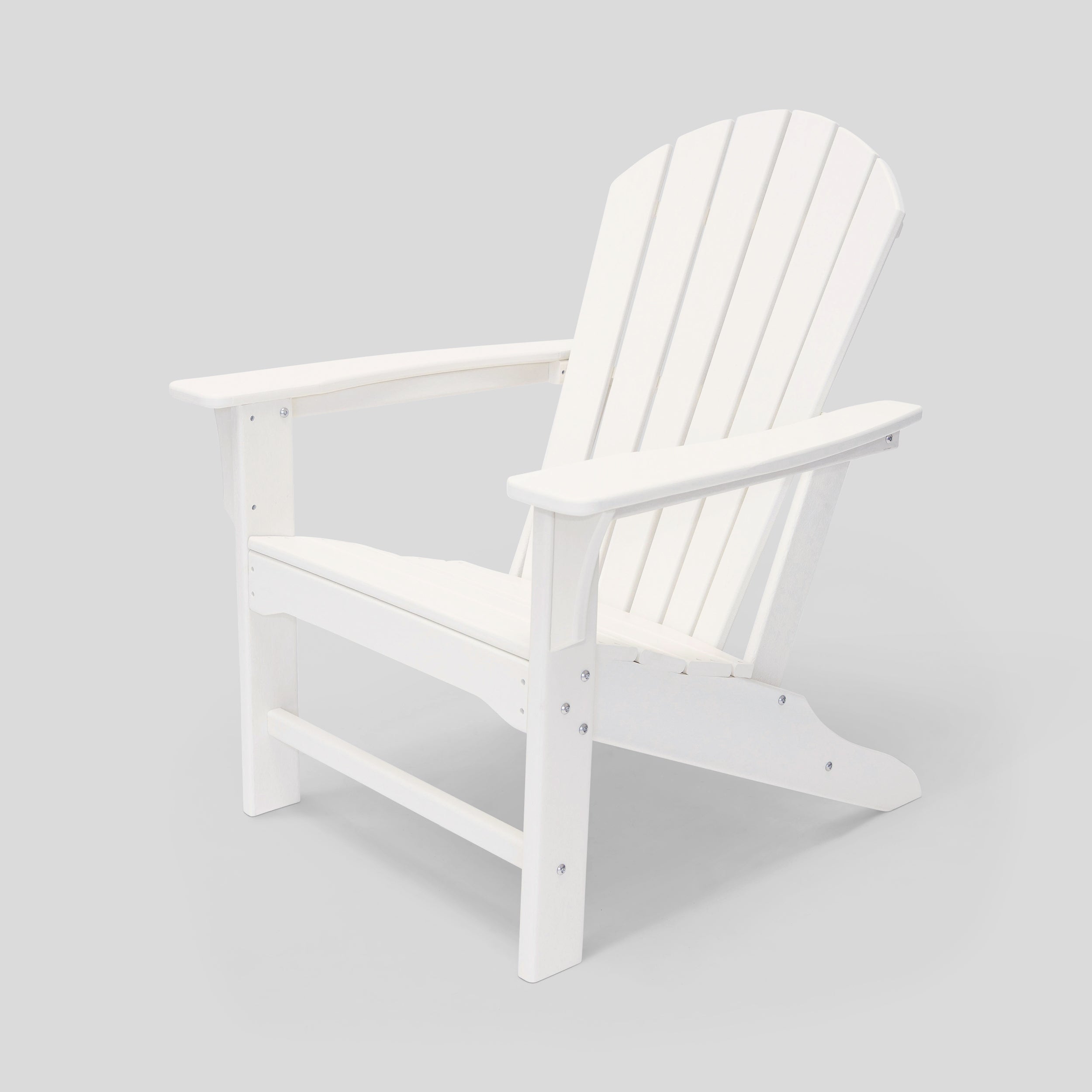 LuXeo Hampton HDPE Recycled Plastic Outdoor Patio Adirondack Chair