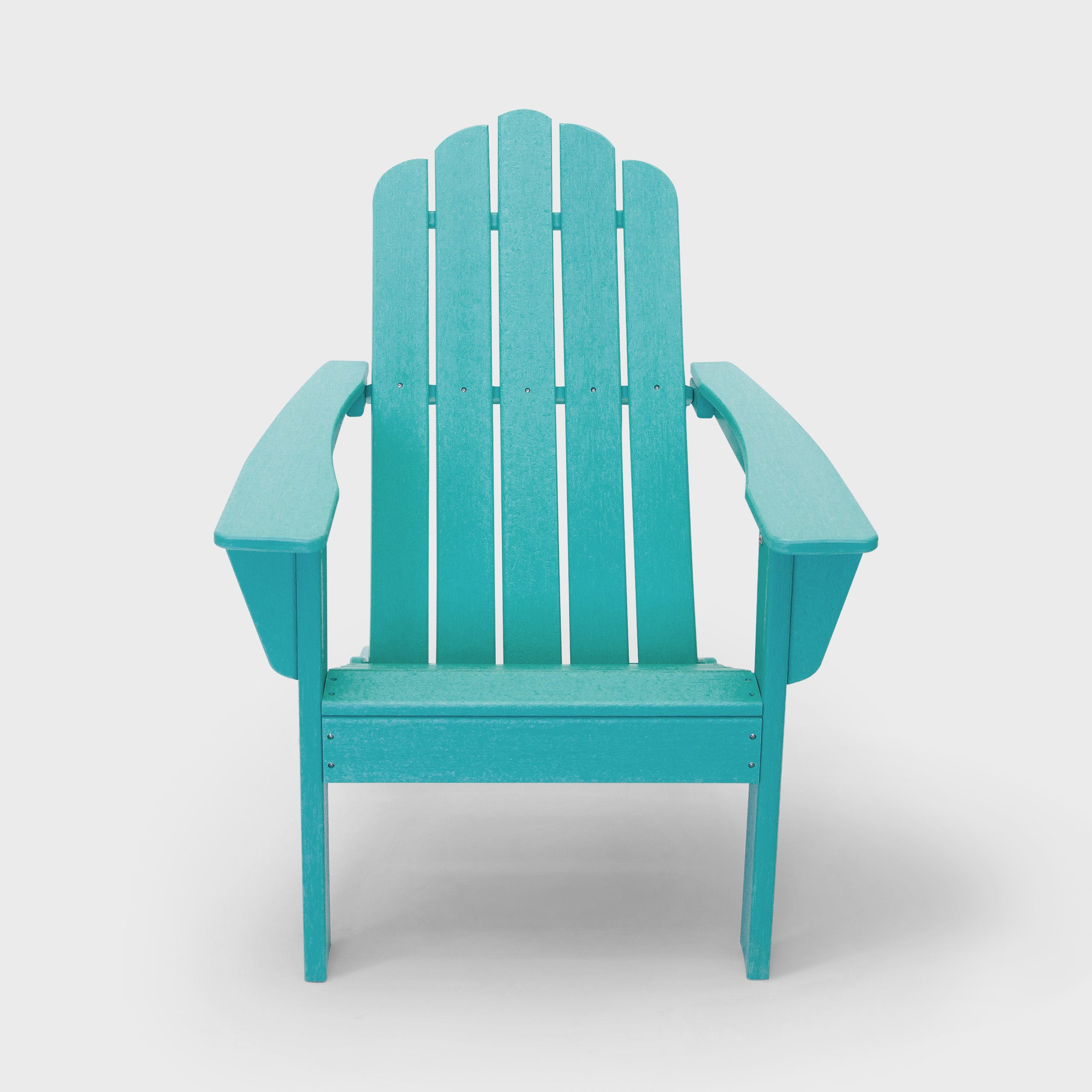 Marina HDPE Recycled Plastic Outdoor Patio Adirondack Chair and Table Set (3-Piece)