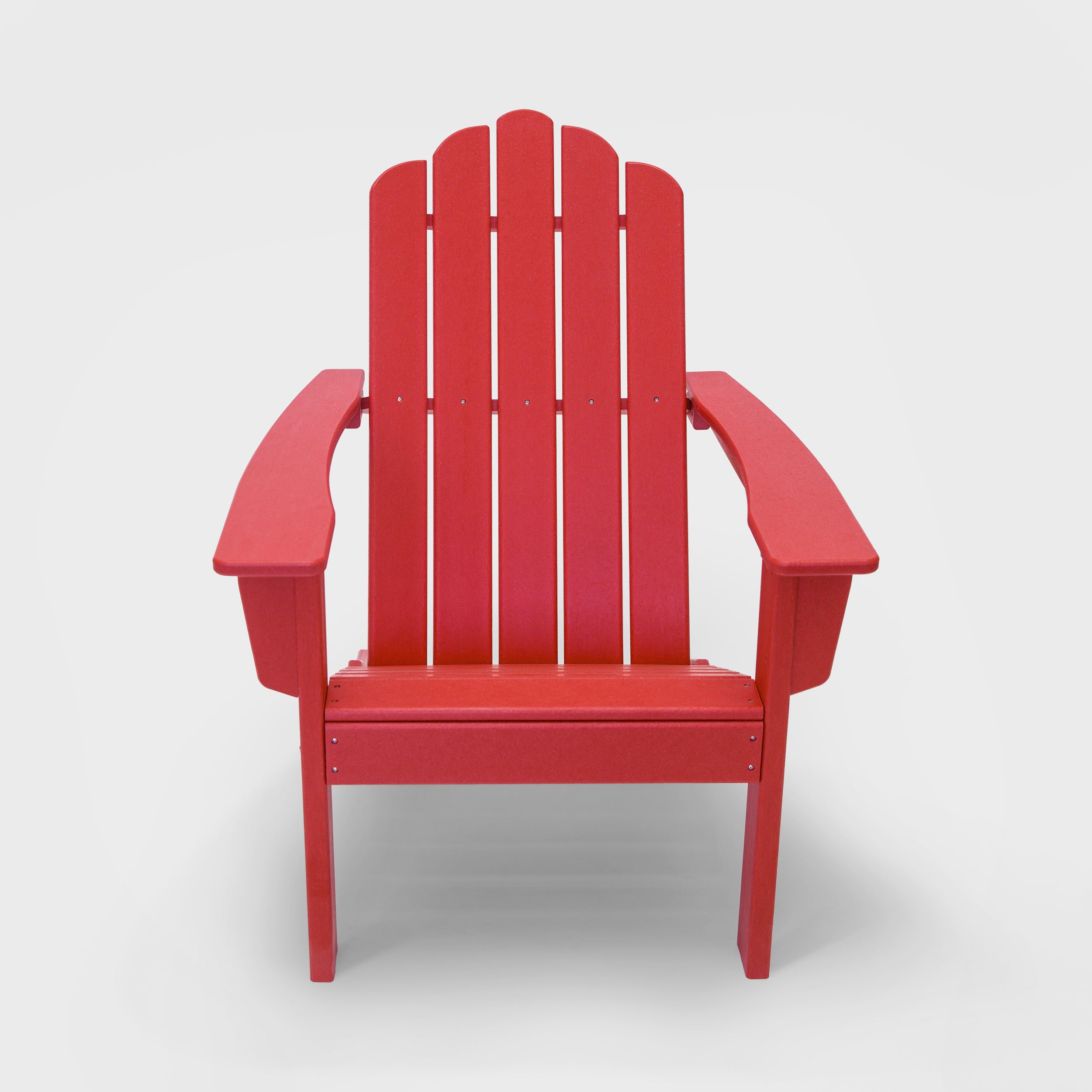 Marina HDPE Recycled Plastic Outdoor Patio Adirondack Chair and Table Set (3-Piece)
