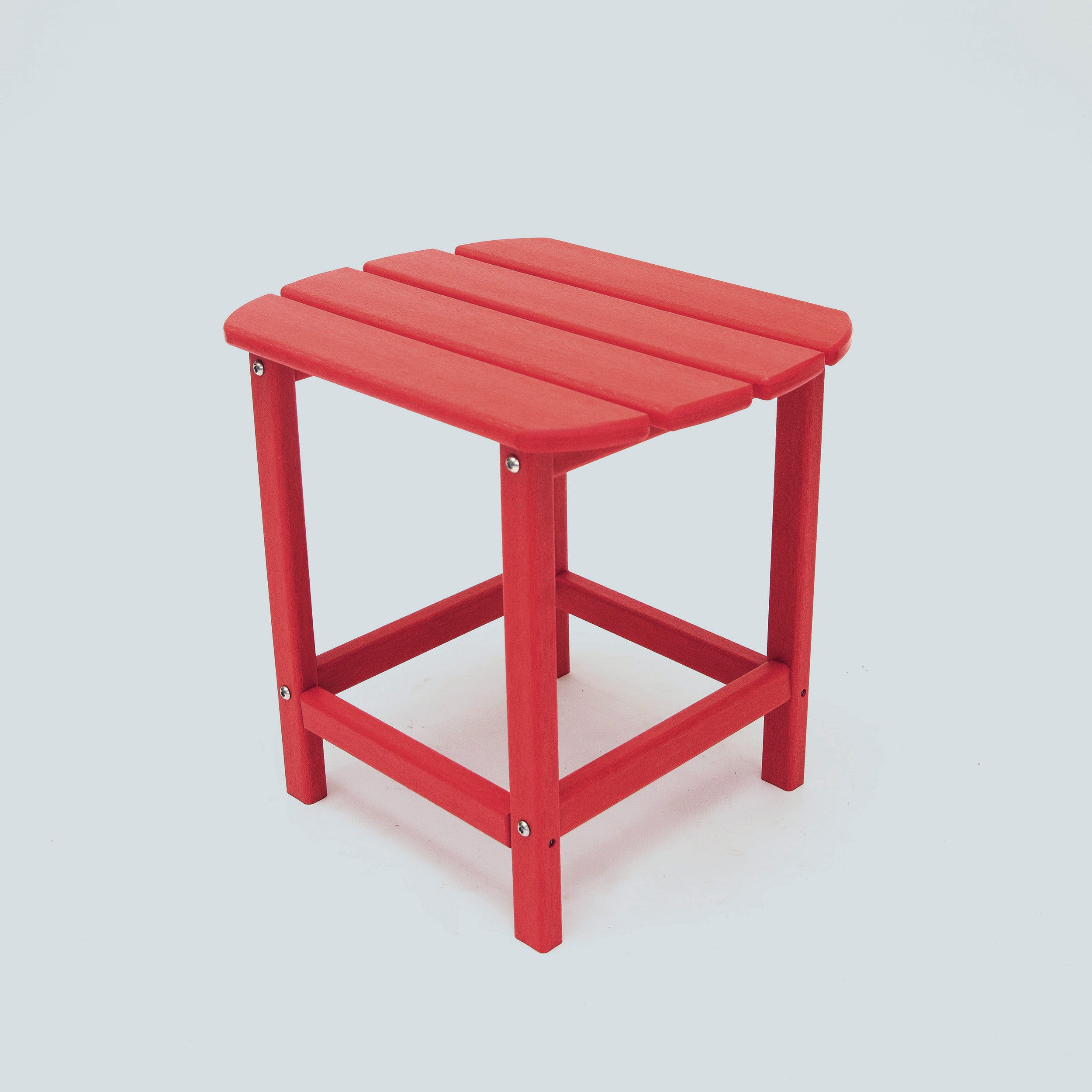 Marina HDPE Recycled Plastic Outdoor Patio Adirondack Chair and Table Set (3-Piece)
