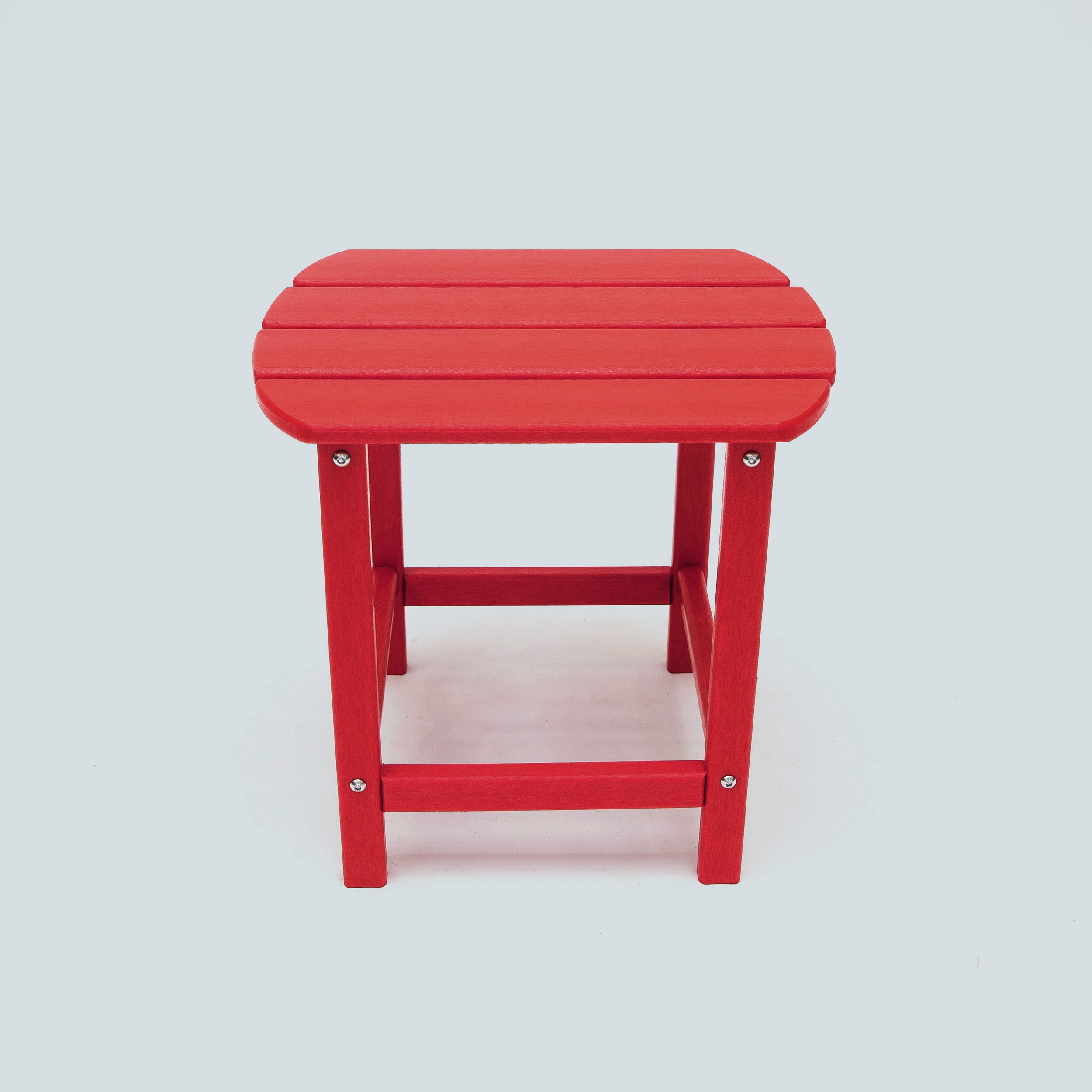 Marina HDPE Recycled Plastic Outdoor Patio Adirondack Chair and Table Set (3-Piece)