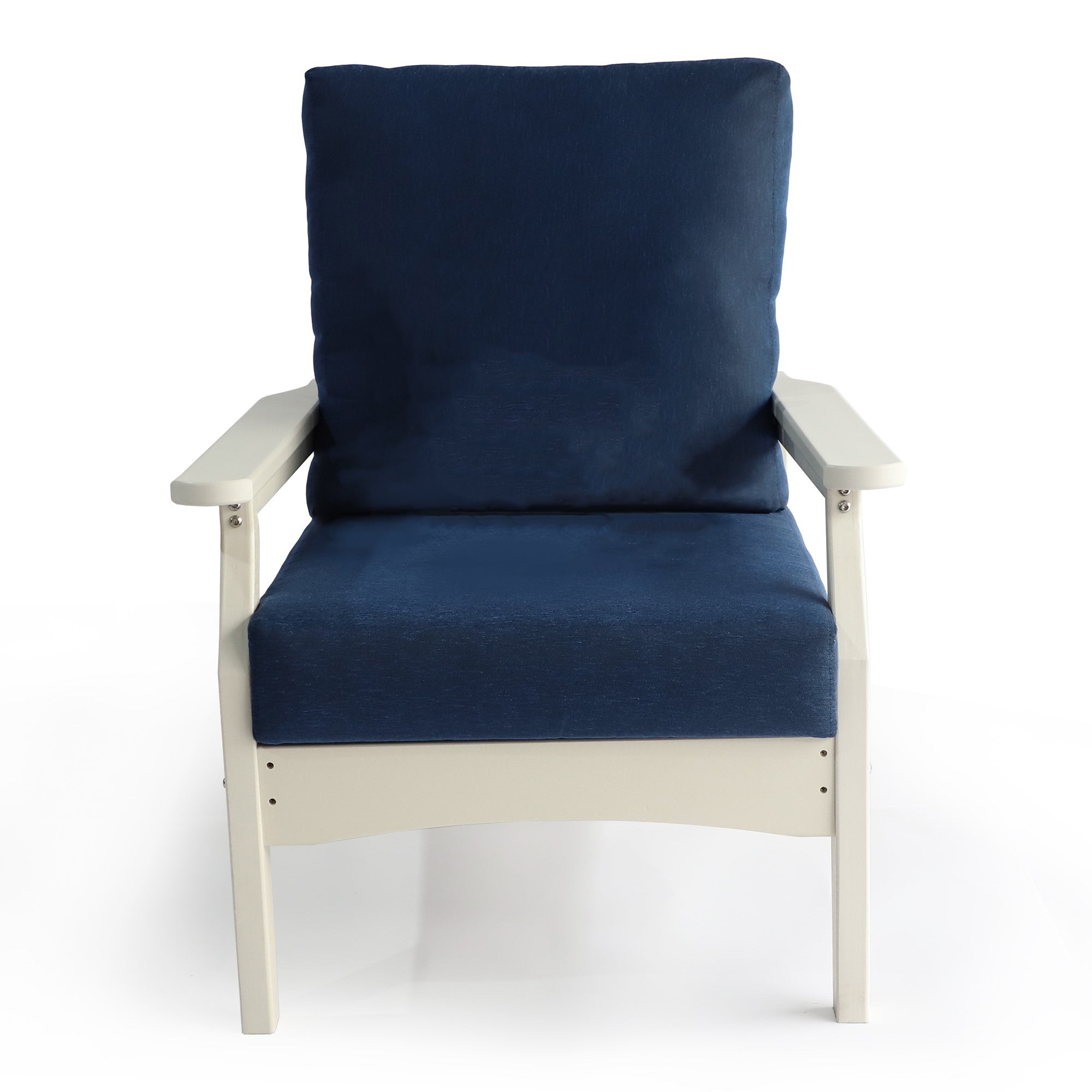 LuXeo Aspen 5PC Deep Seating Chair with Ottoman and End Table
